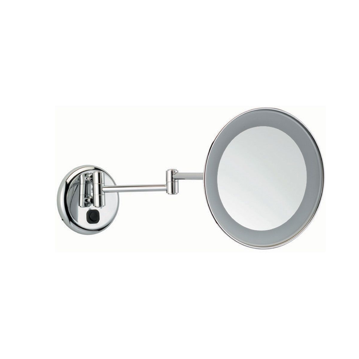 Magnifying mirror with Led light Ø 24 cm., double arm (2x) SP 803