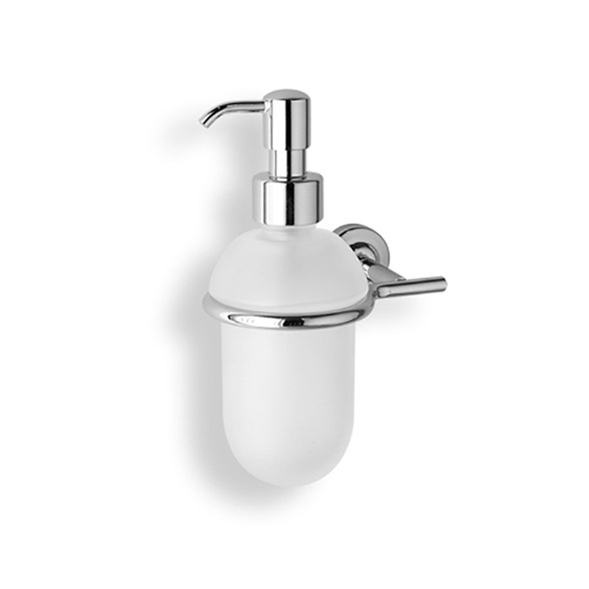 Dosatore di sapone liquido da bagno linea Dance in ottone cromato