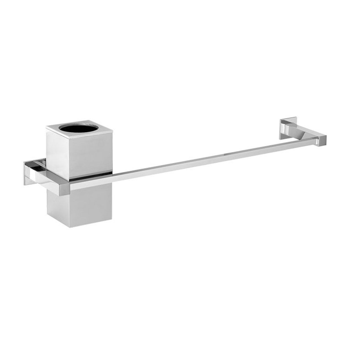 Towel holder with toothbrush holder, 40 cm Picasso