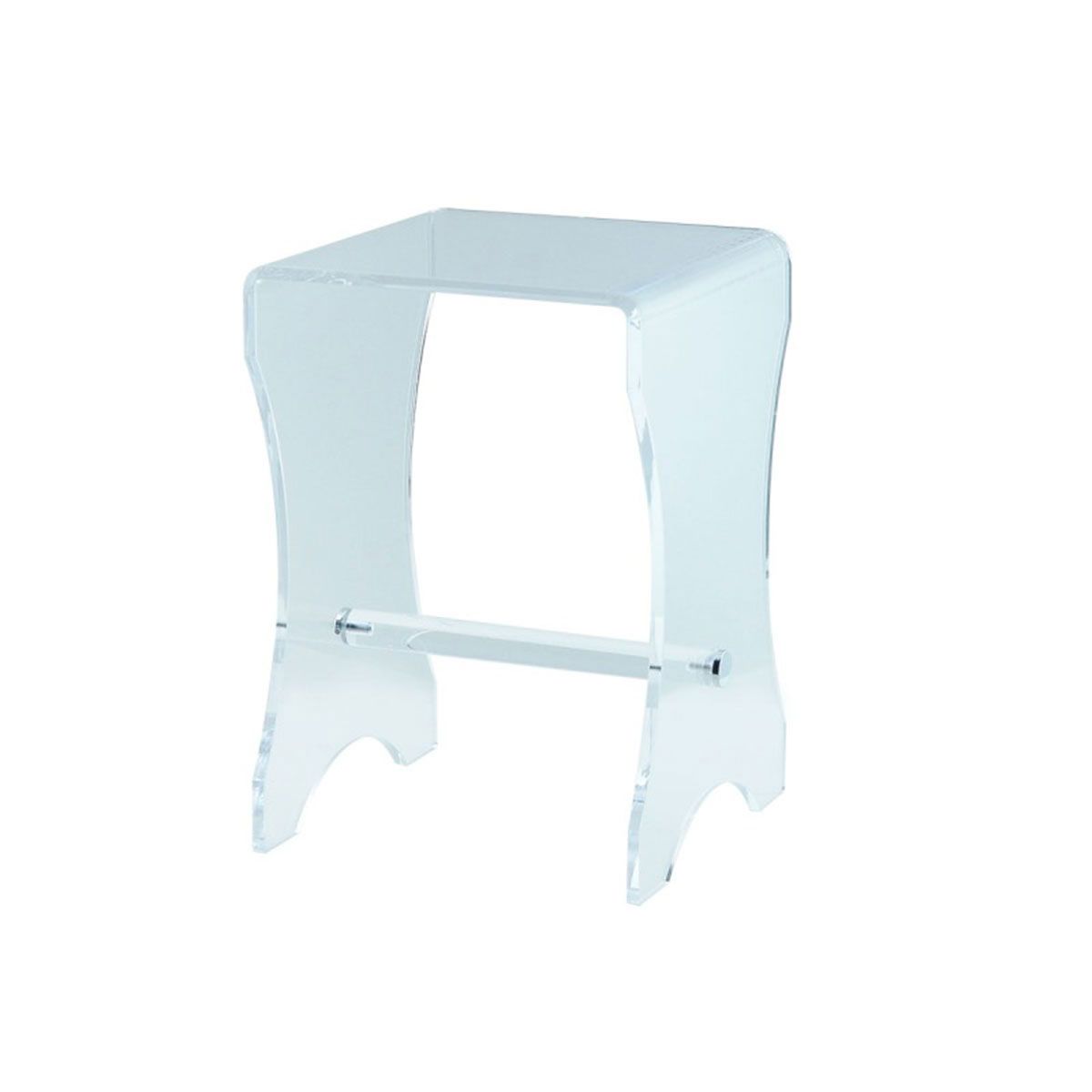 Sgabello da bagno in plexiglas