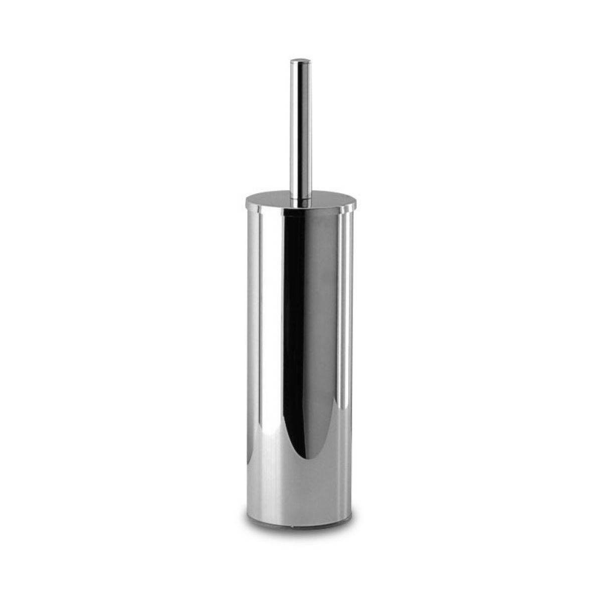 Toilet brush holder chrome-plated brass