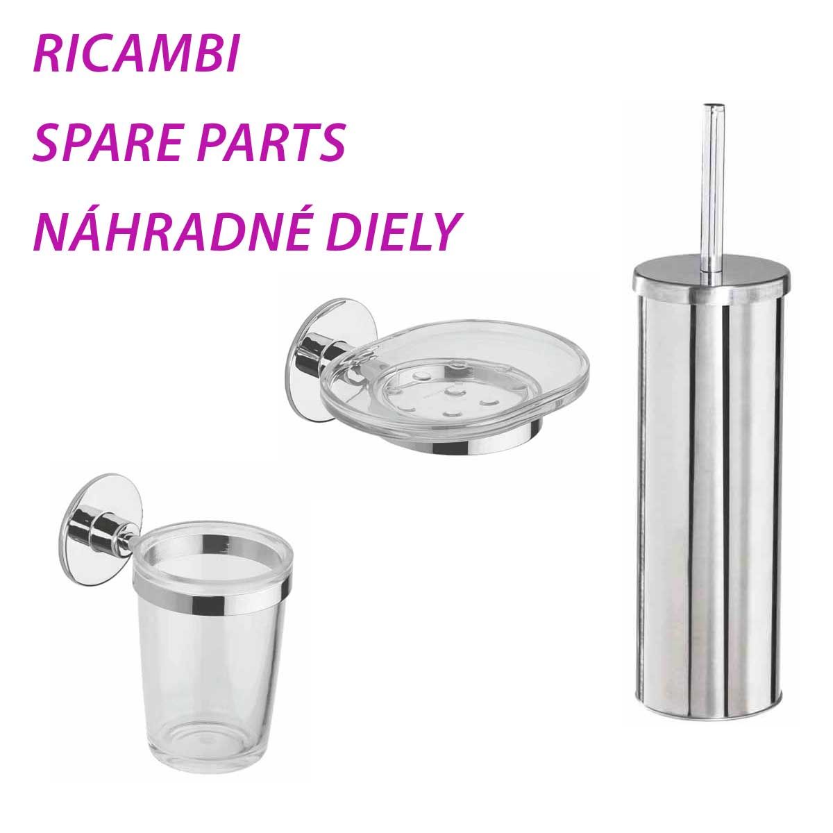 Ricambi accessori bagno Wind e Cold Wind Cromo