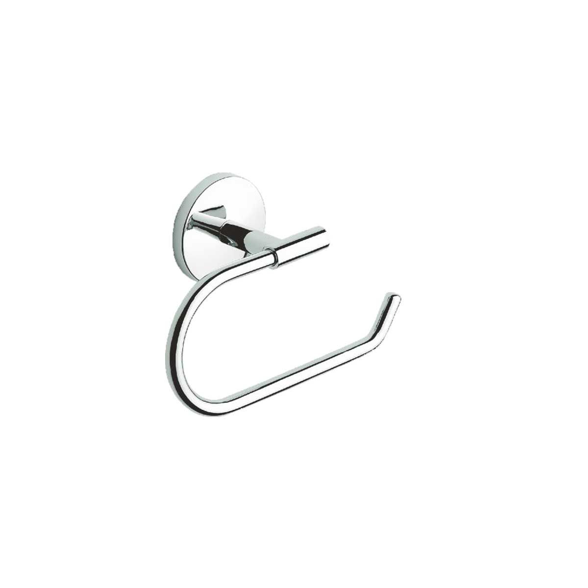 Open toilet roll holder One duo Cromo