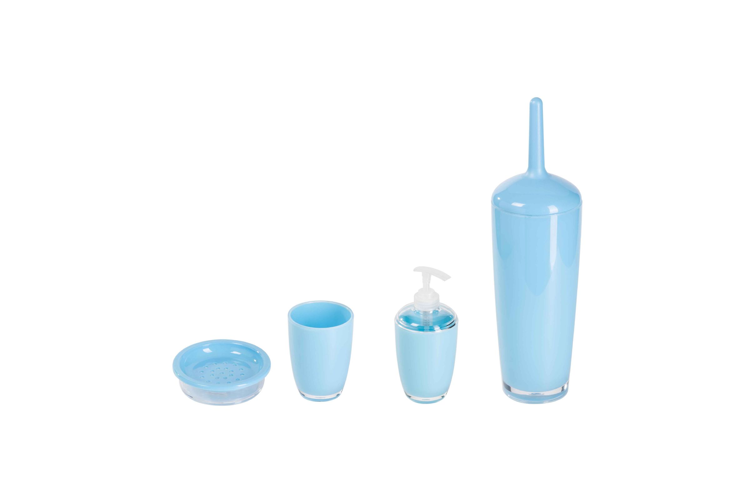 Set accessori bagno Juice Azzurro
