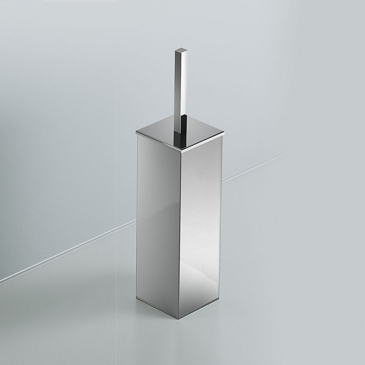 Free-standing toilet brush holder