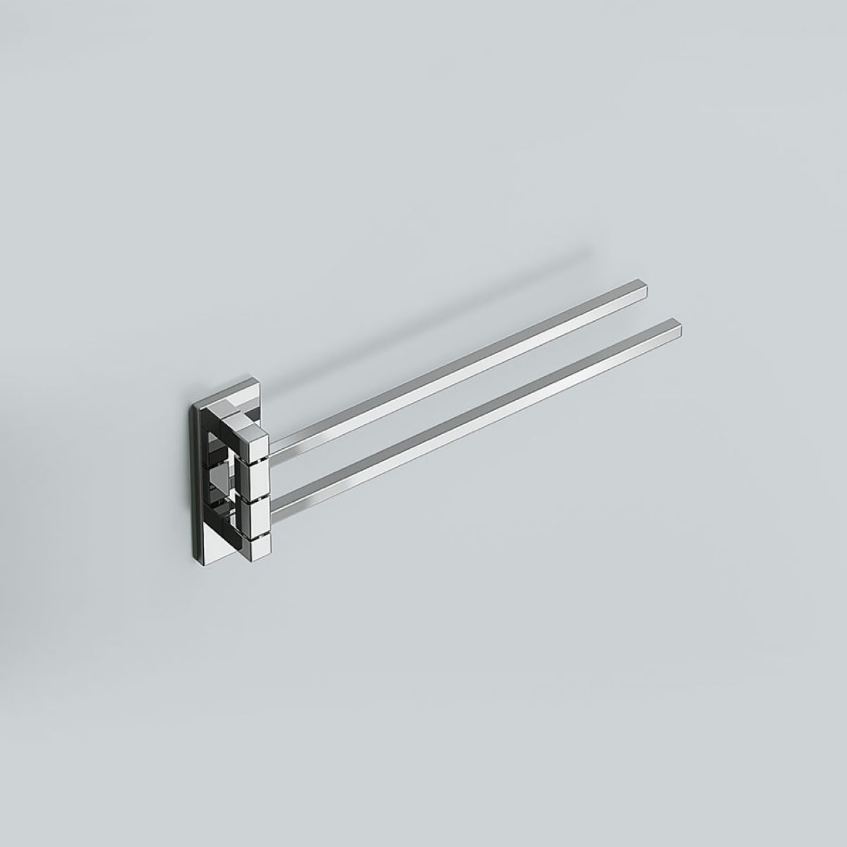 Swivel double towel rail Mood