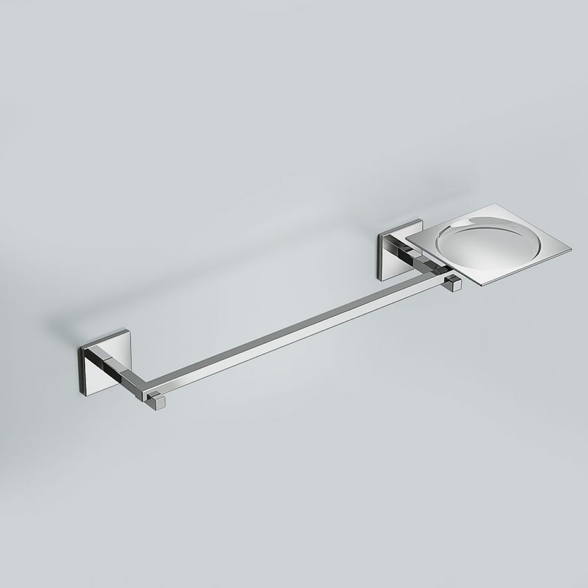 Towel rail with soap dish Mood