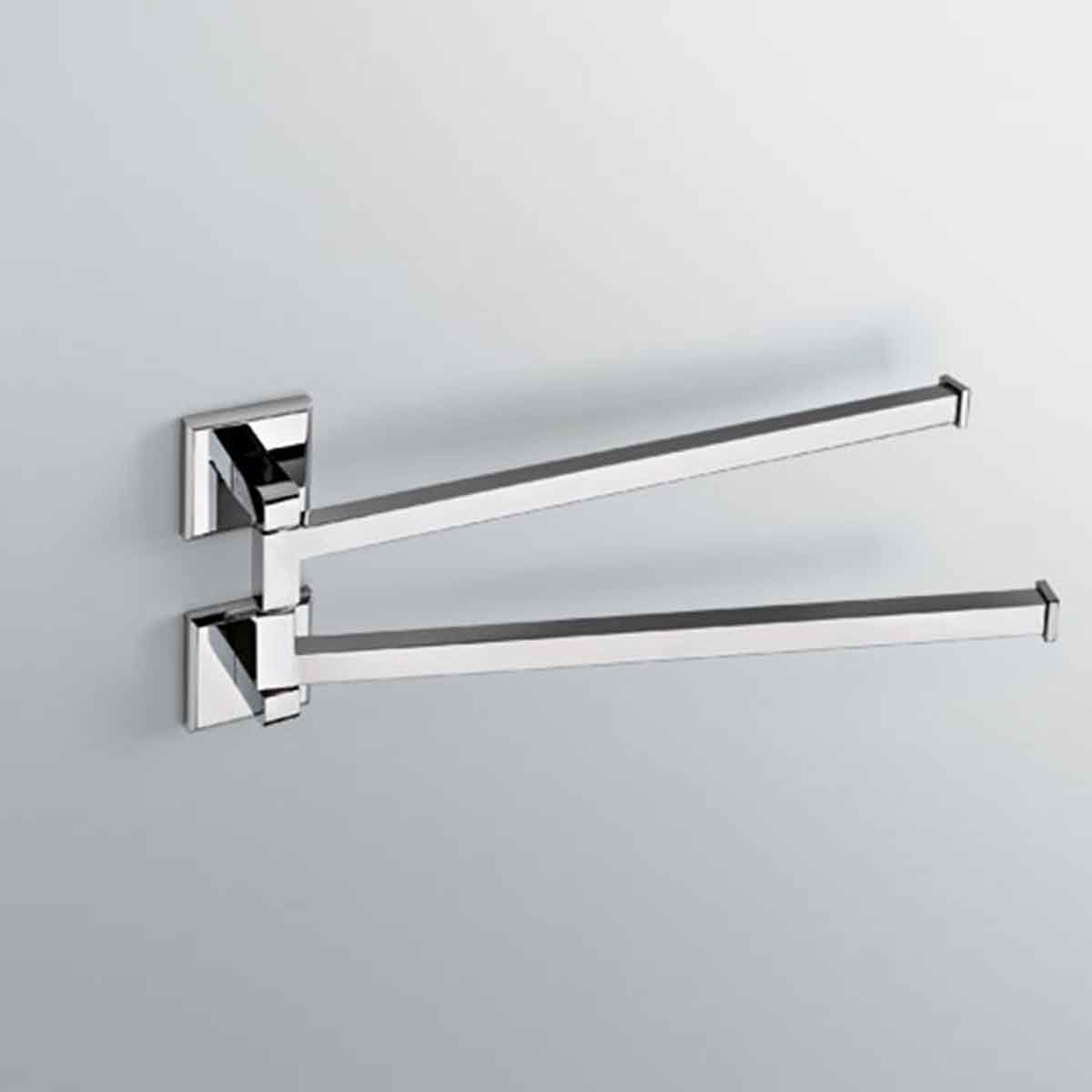 Swivel double towel rail Star