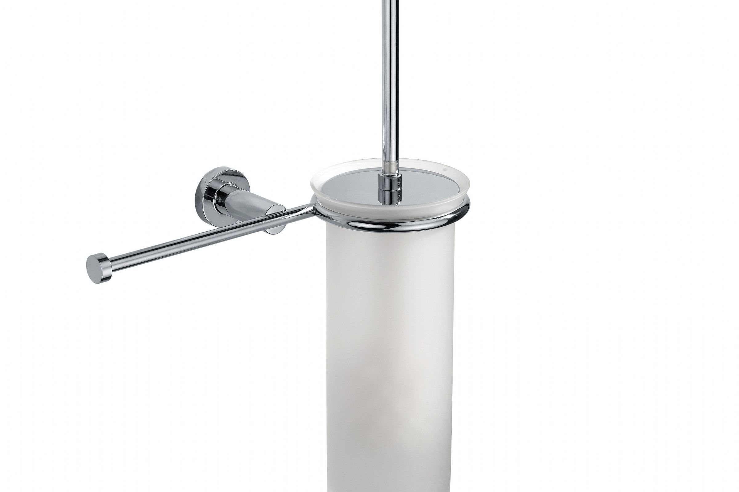 Toilet brush holder with paper roll holder DECO