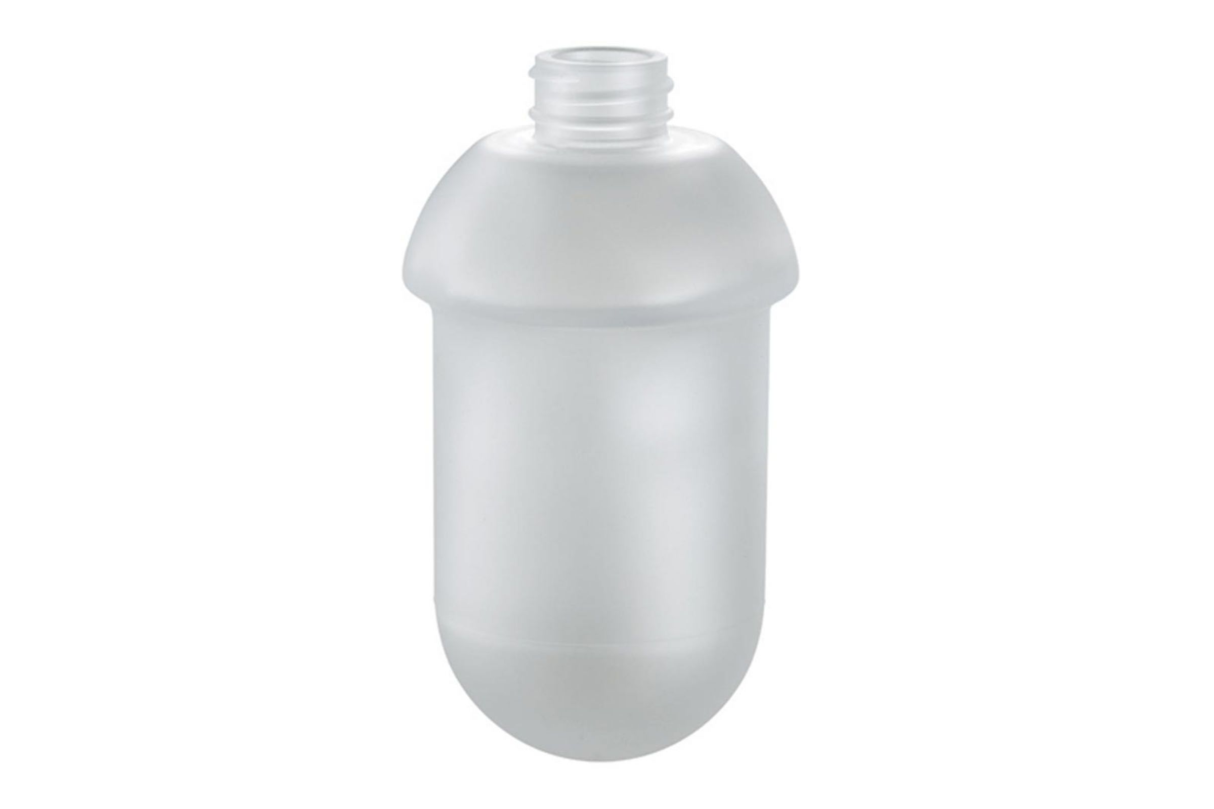 Ricambio porta sapone liquido in vetro satinato