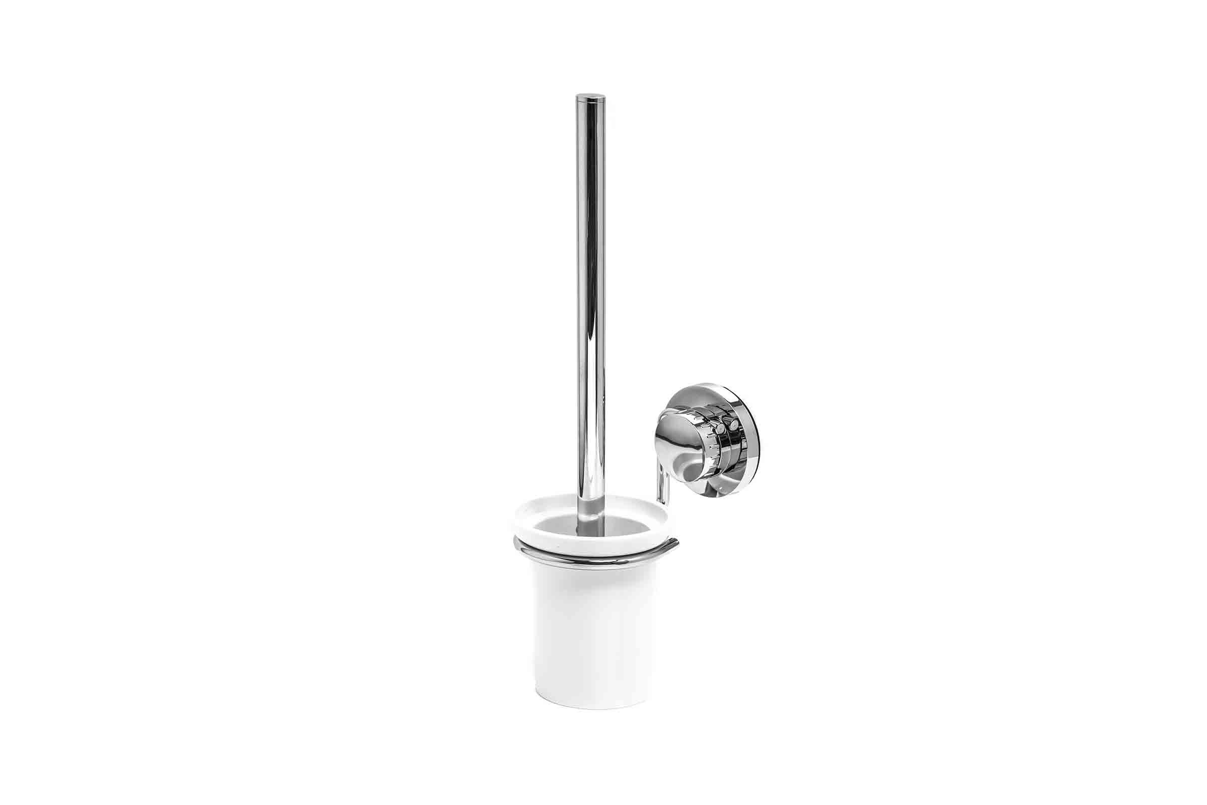 Wall mounted toilet brush holder New Chrome 2.0