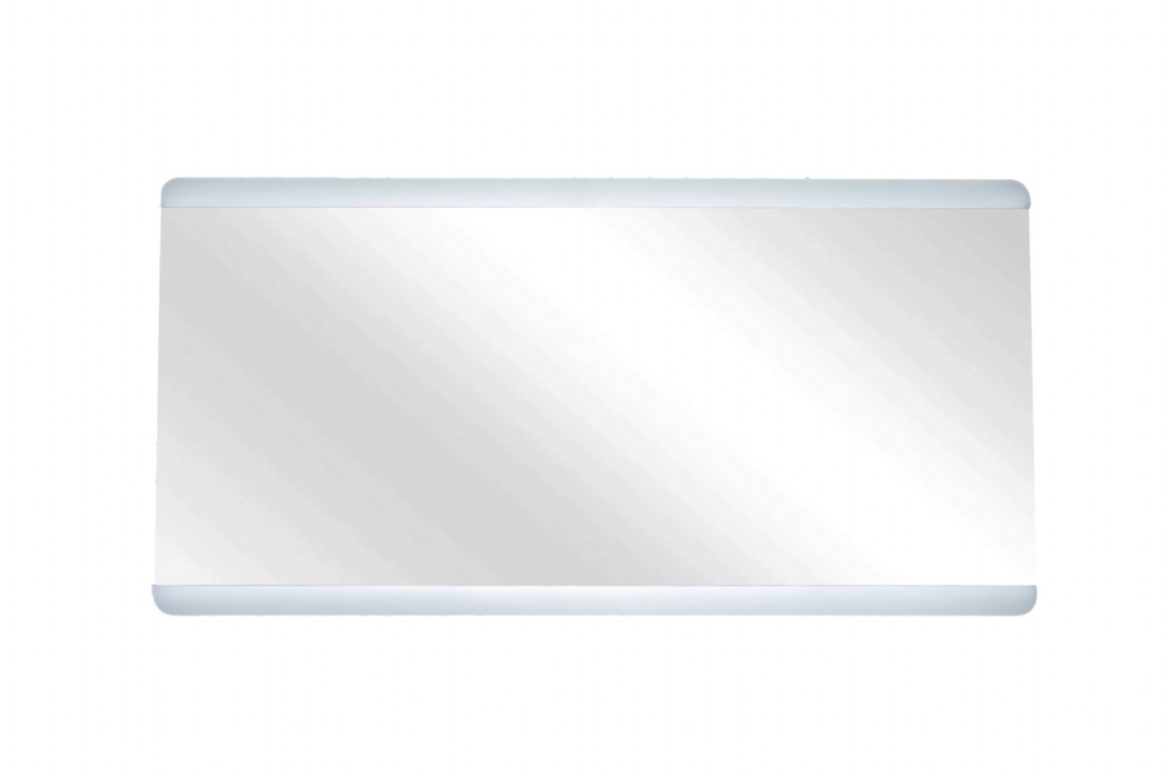 Specchio con 2 fasce satinate retroilluminate a led L=1000 H=600