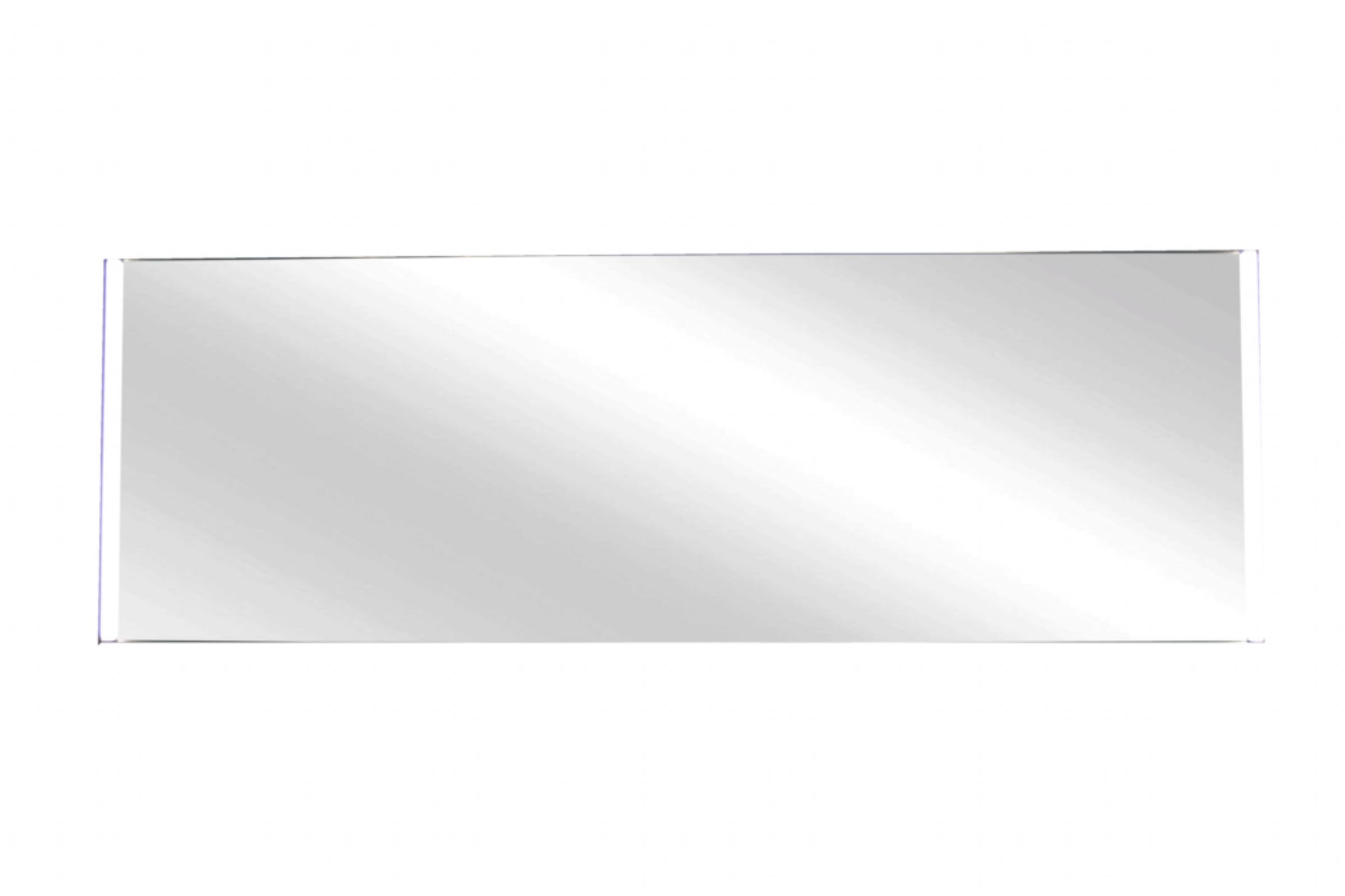 Specchio con 2 lampade verticali a led L=1200 H= 700
