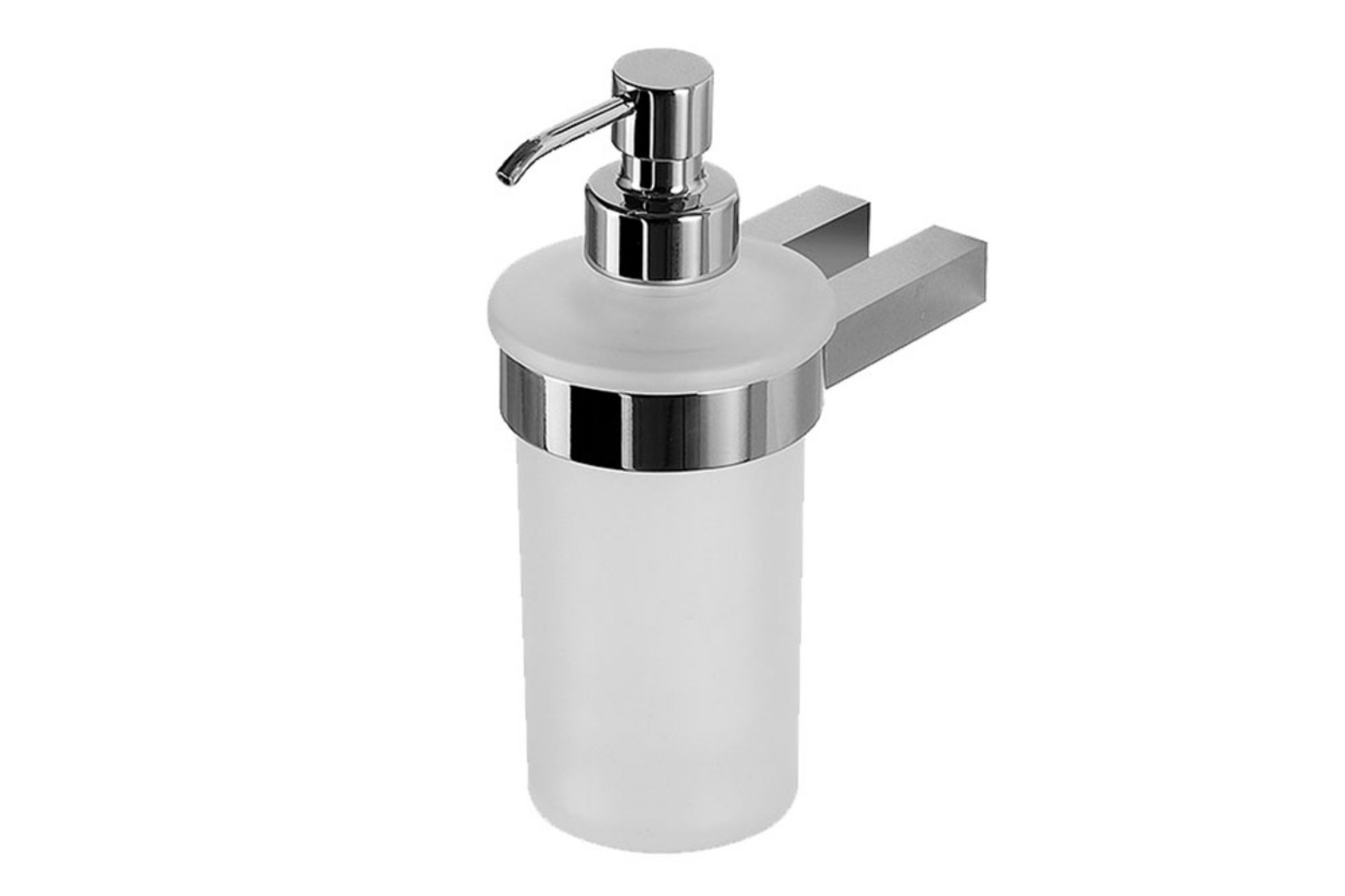 PORTADISPENSER IN CRISTALLO SATINATO KUBIC