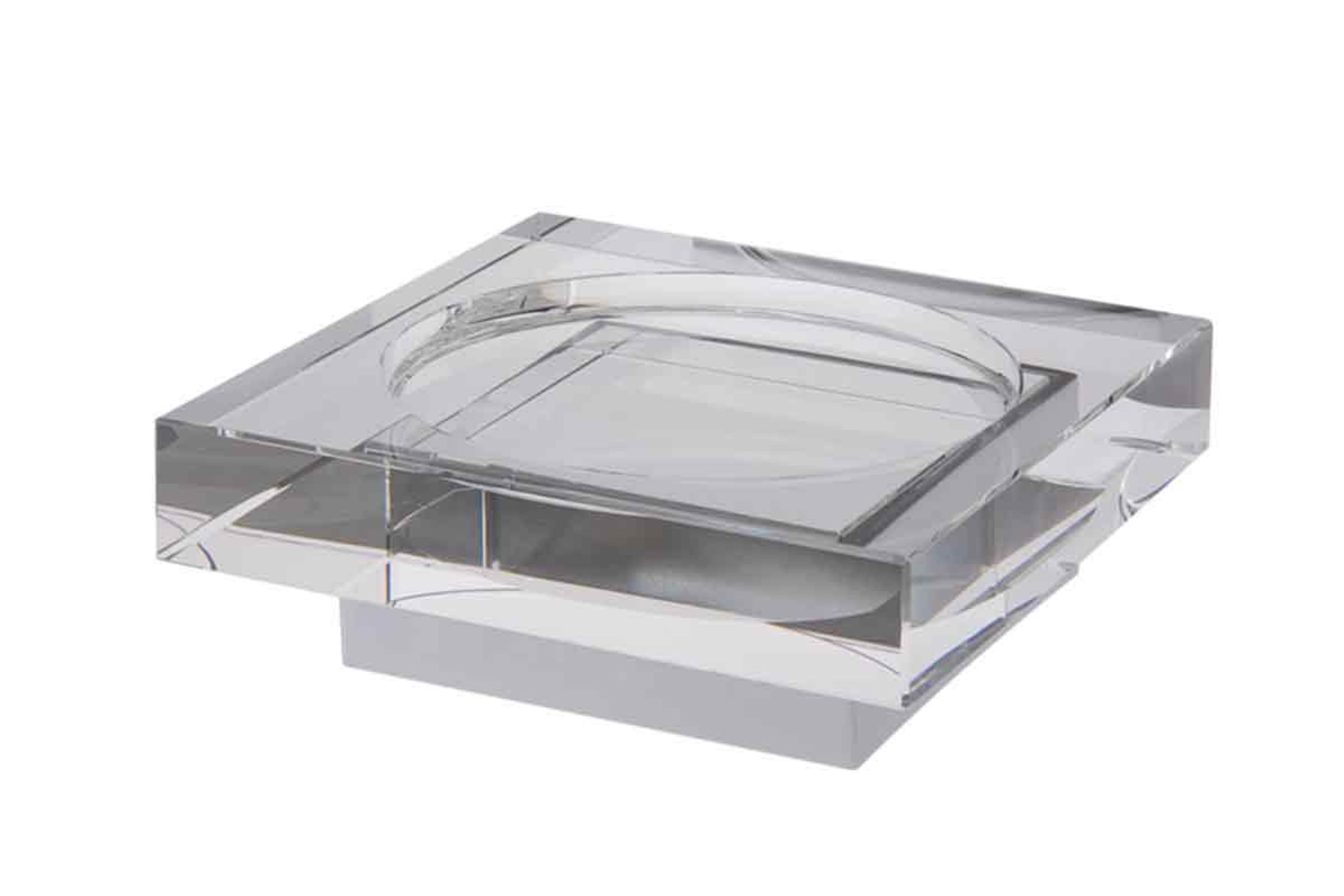 Rest standing soap dish in glass Tiffany