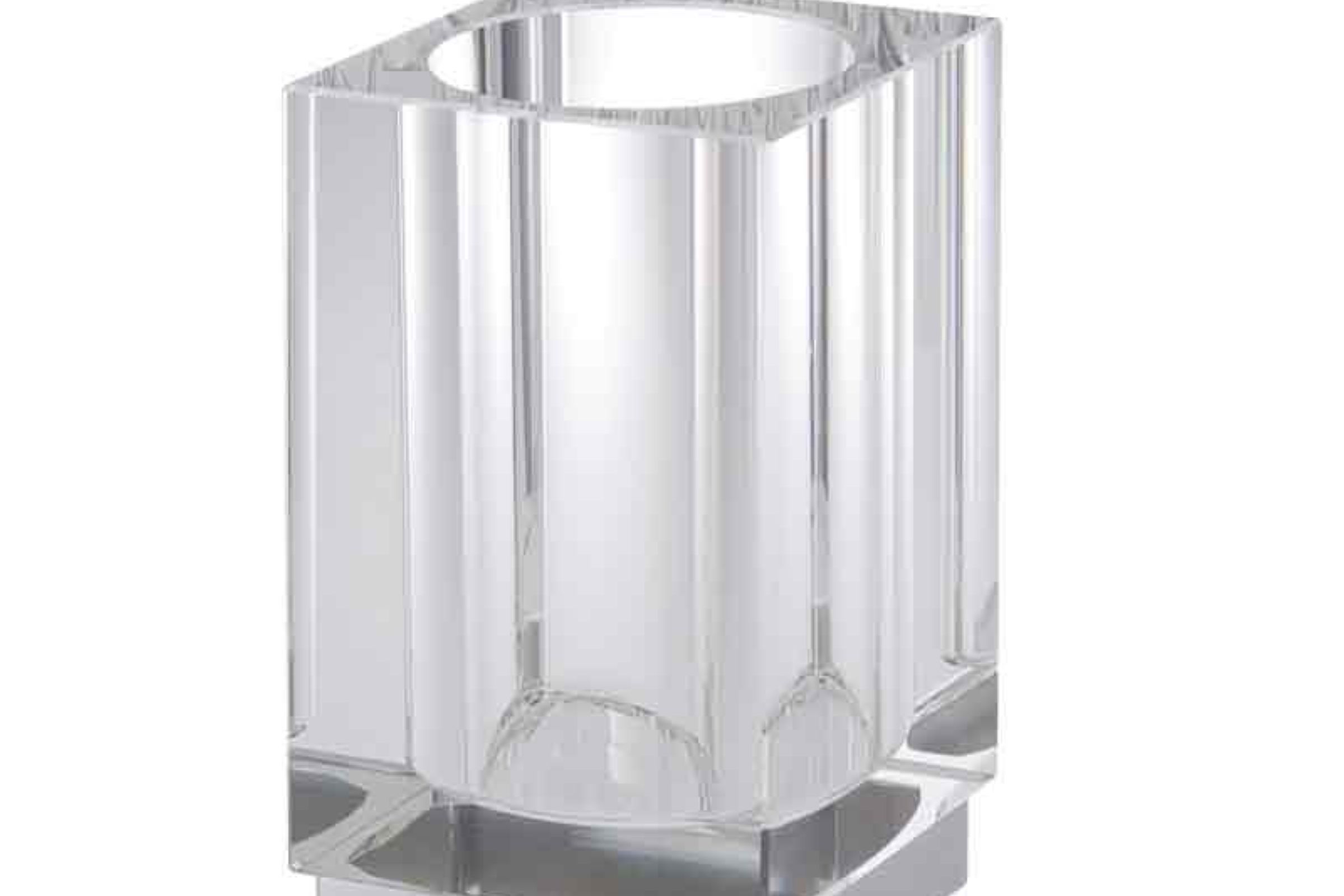 Toothbrush holder in glass Tiffany