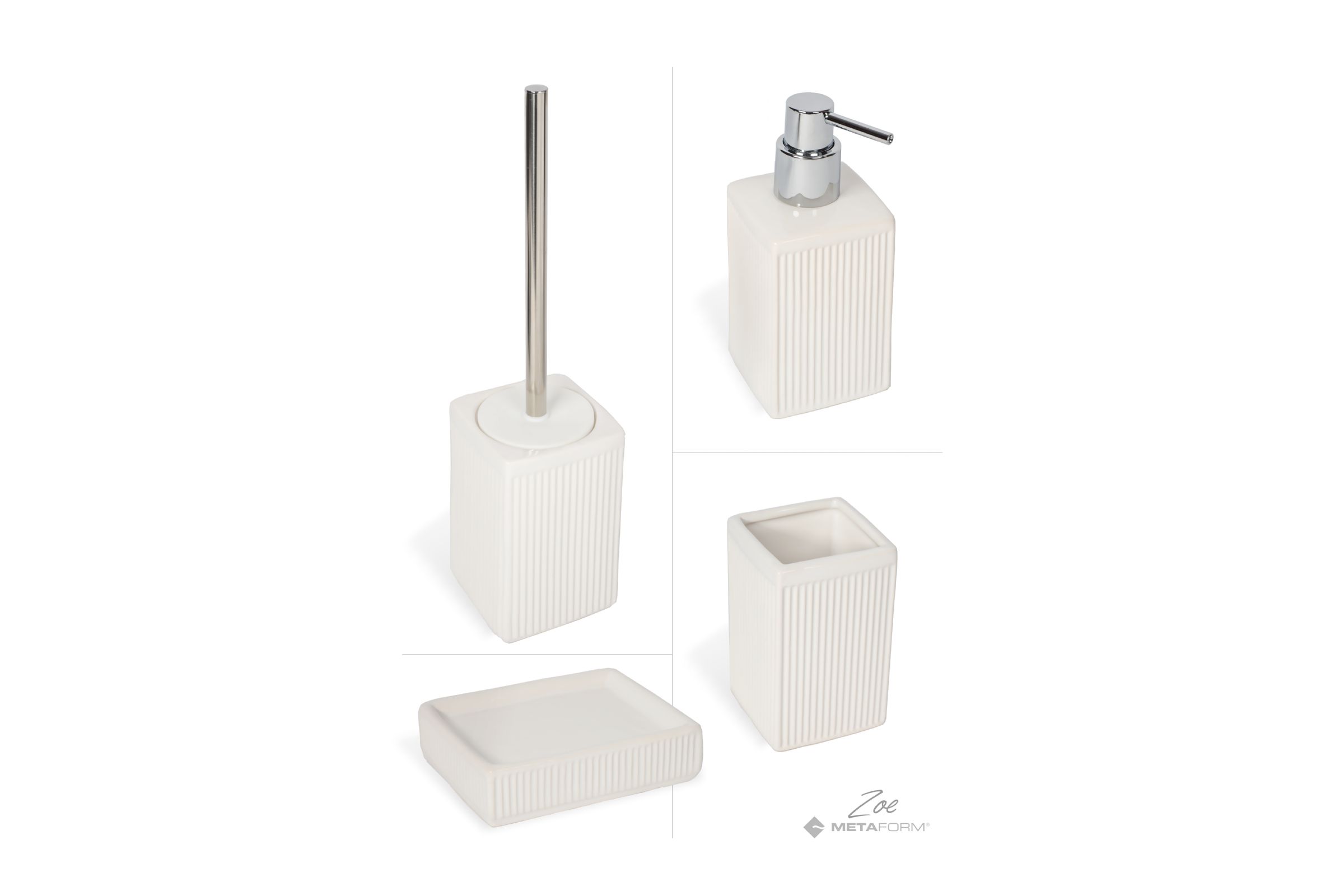 Set accessori bagno da appoggio Zoe'