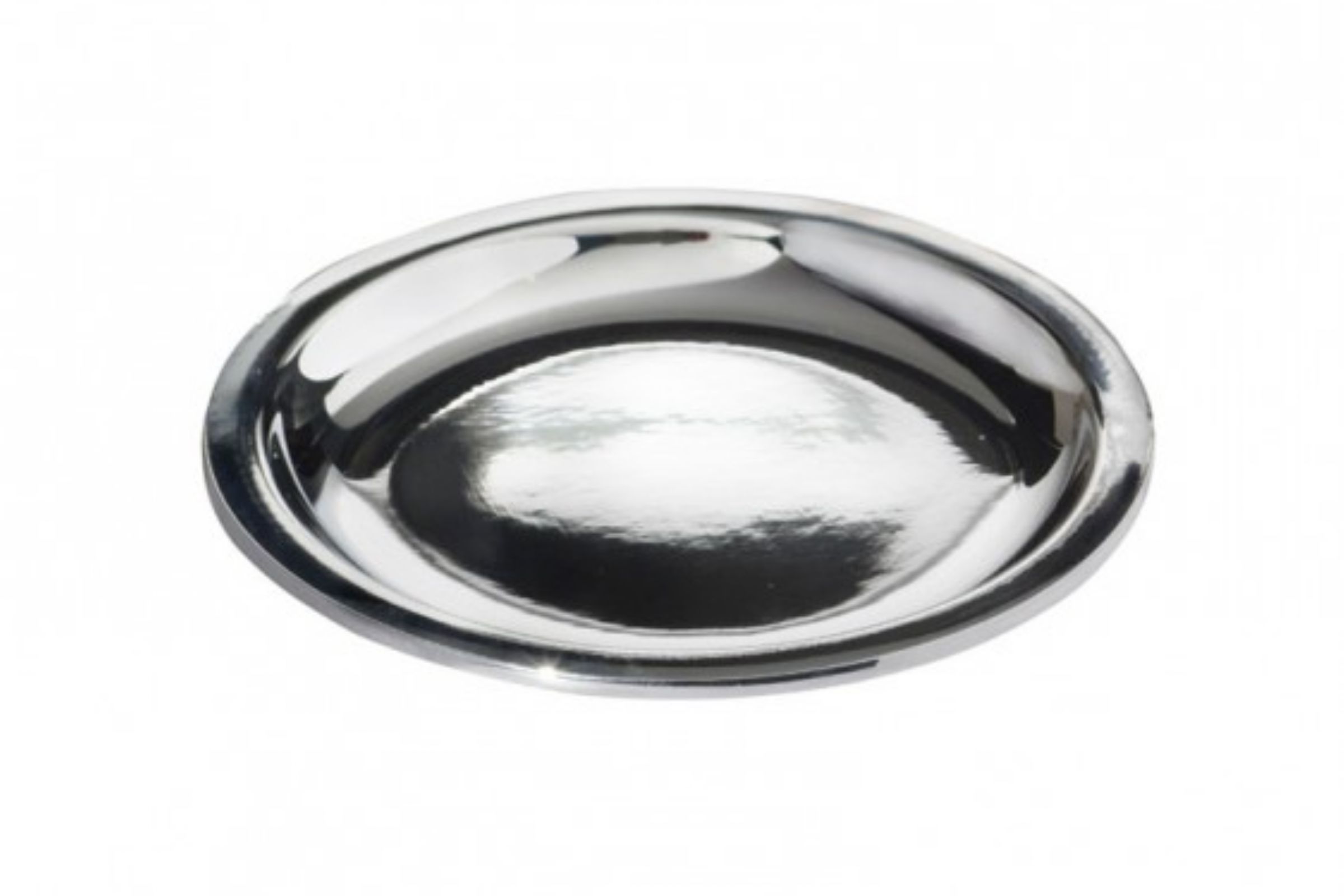 porta sapone metallo tondo appoggio rest standing round soap dish in metal Ø cm. 10,5x H. cm. 1