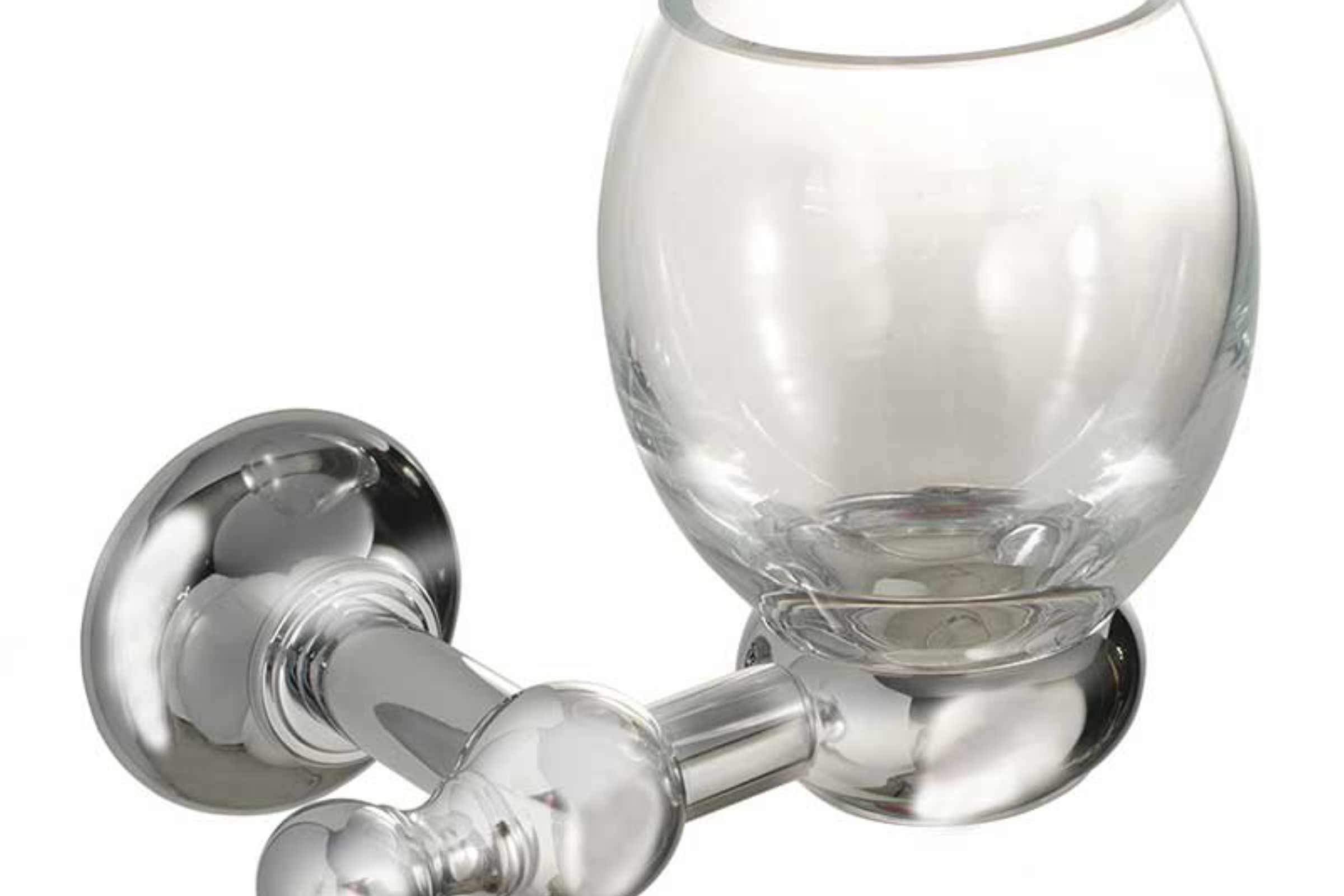 porta spazzolini vetro toothbrush holder in glass cm. 14,5x12x13