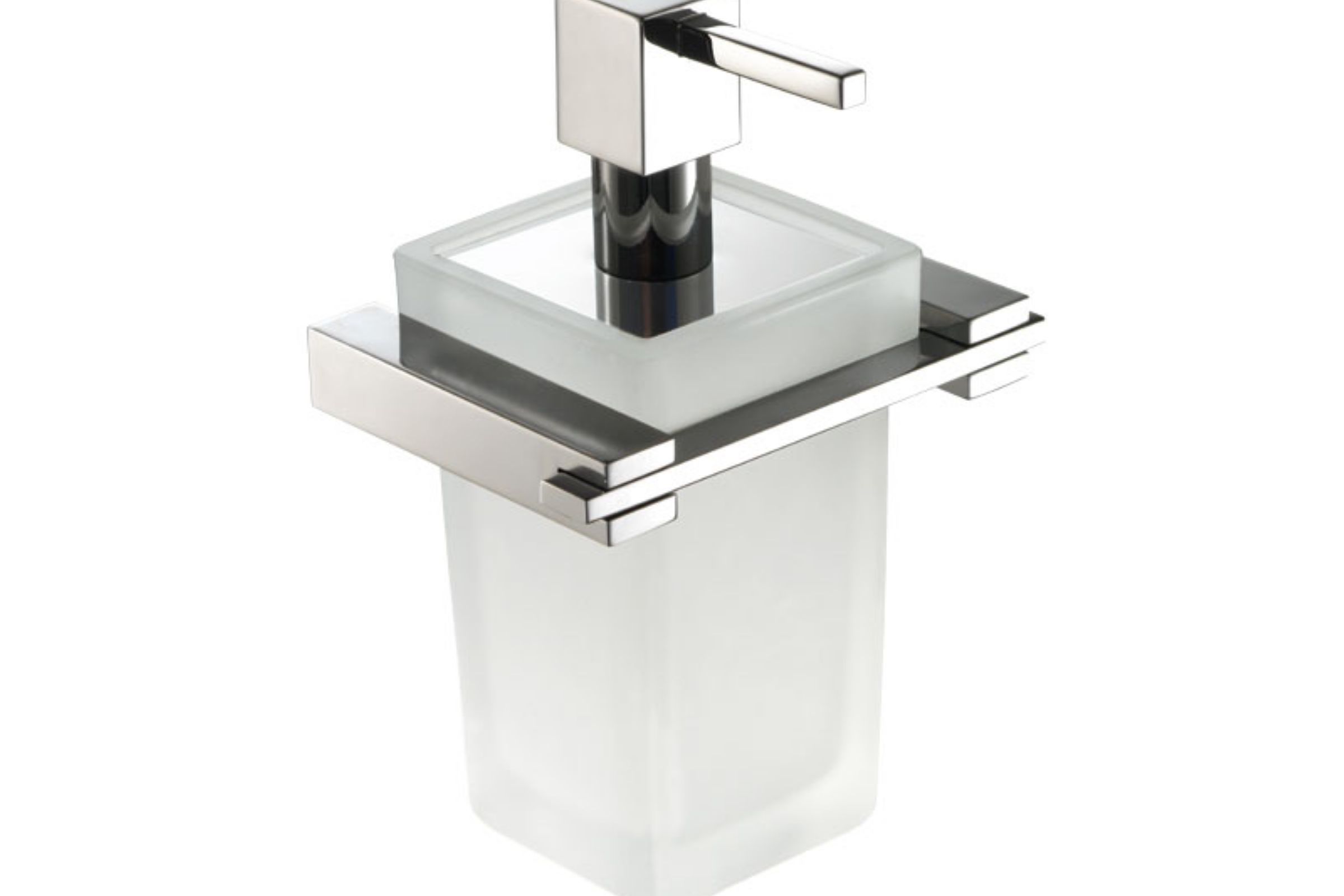 dosatore vetro liquid soap dispenser in glass cm. 10,5x7,7x15,5