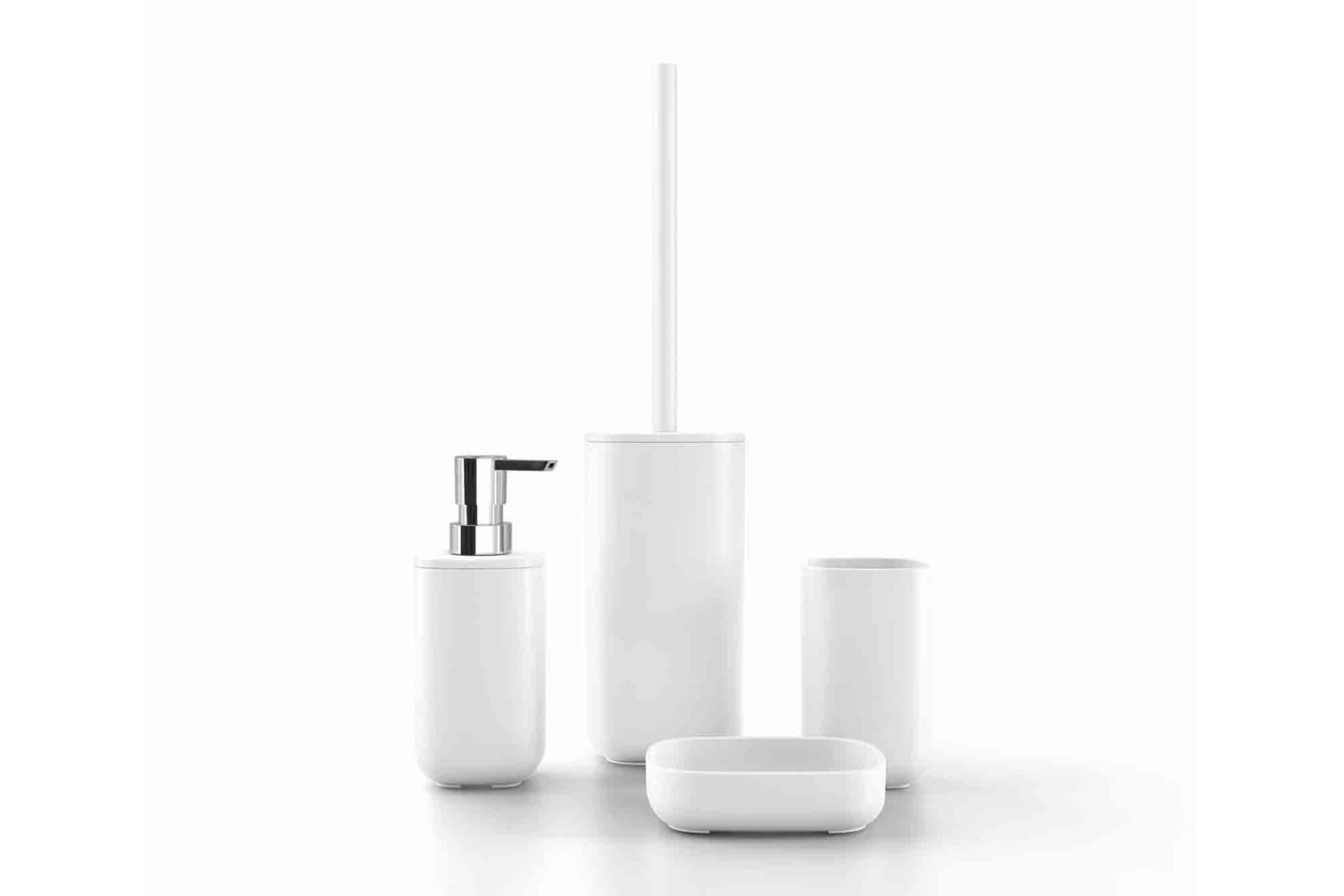 Set accessori bagno Pod bianco