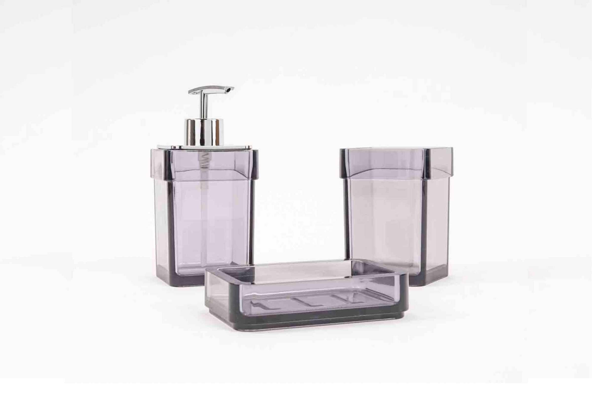 Set accessori bagno 25 Fumé