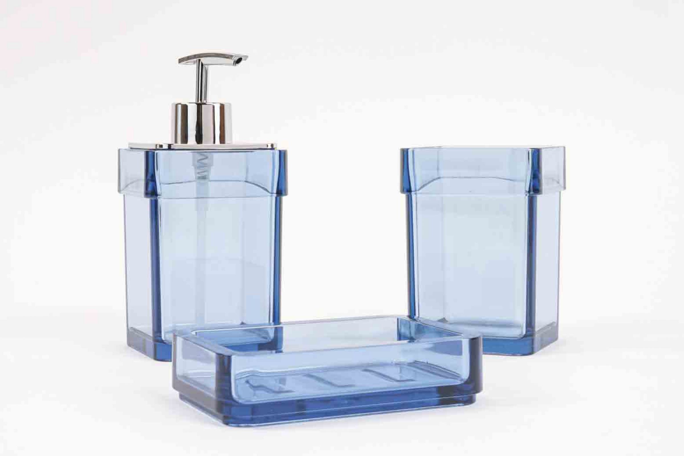 Set accessori bagno 25 Blu