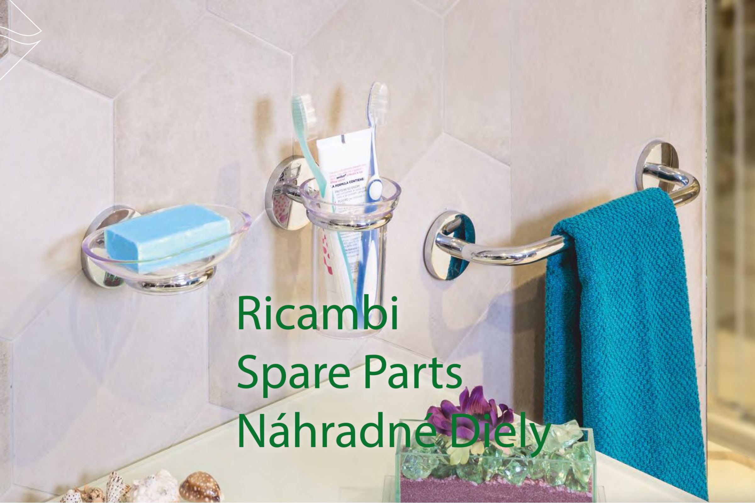 Ricambio accessori bagno One duo cromo