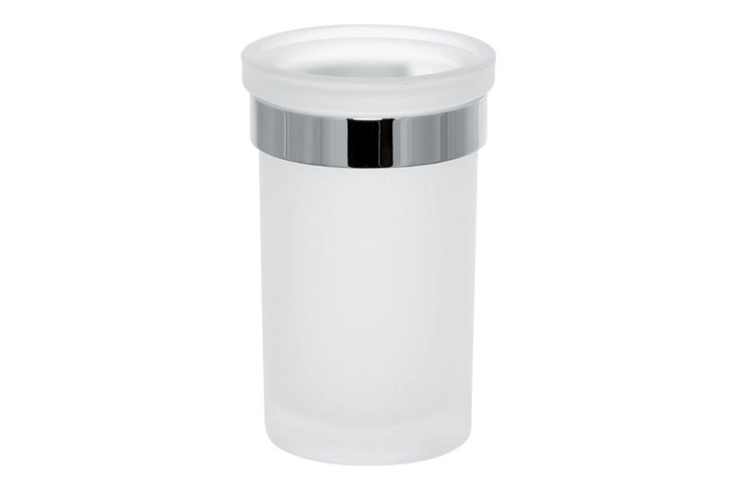 Toothbrush holder in satin white Glass Minus