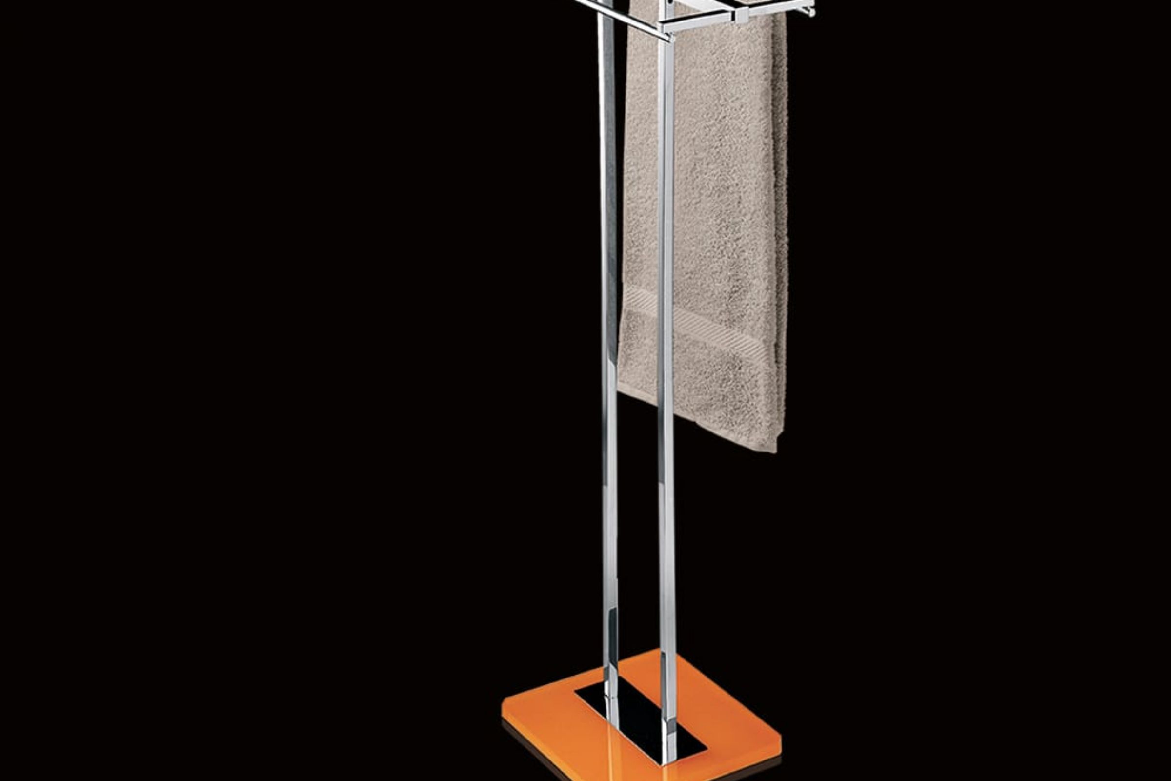Piantana lavabo Eden base cromo base plexiglass