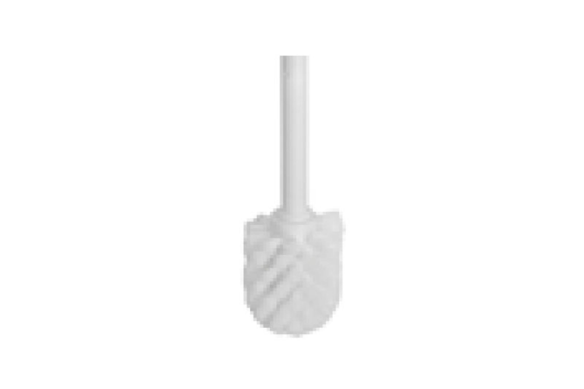 Ciuffo setola completo di porta ciuffo PVC bianco per Luce, Giglio, Gardenia, Queen, Marina, Riviera