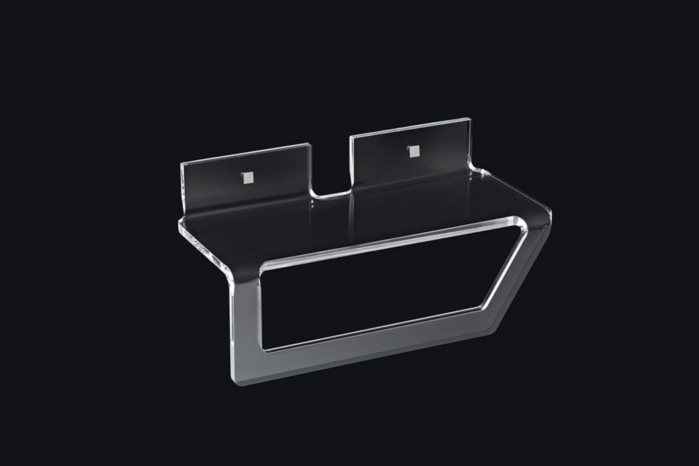 Mensola con portasalviette Flesso plexi