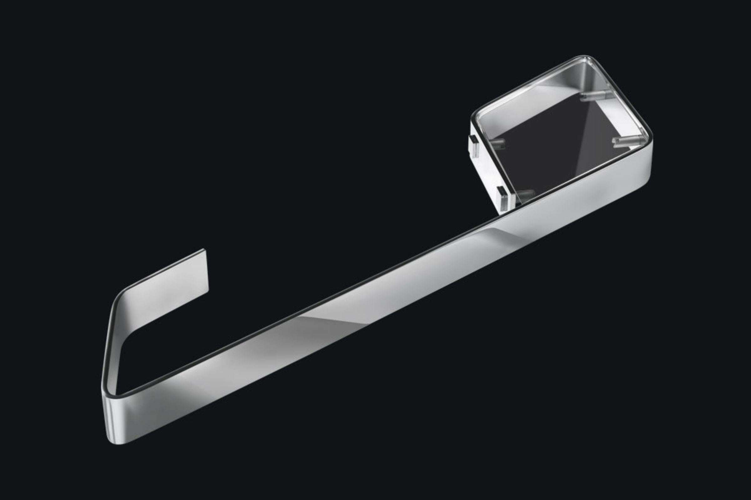 Portasalviette con portasapone Flesso metal