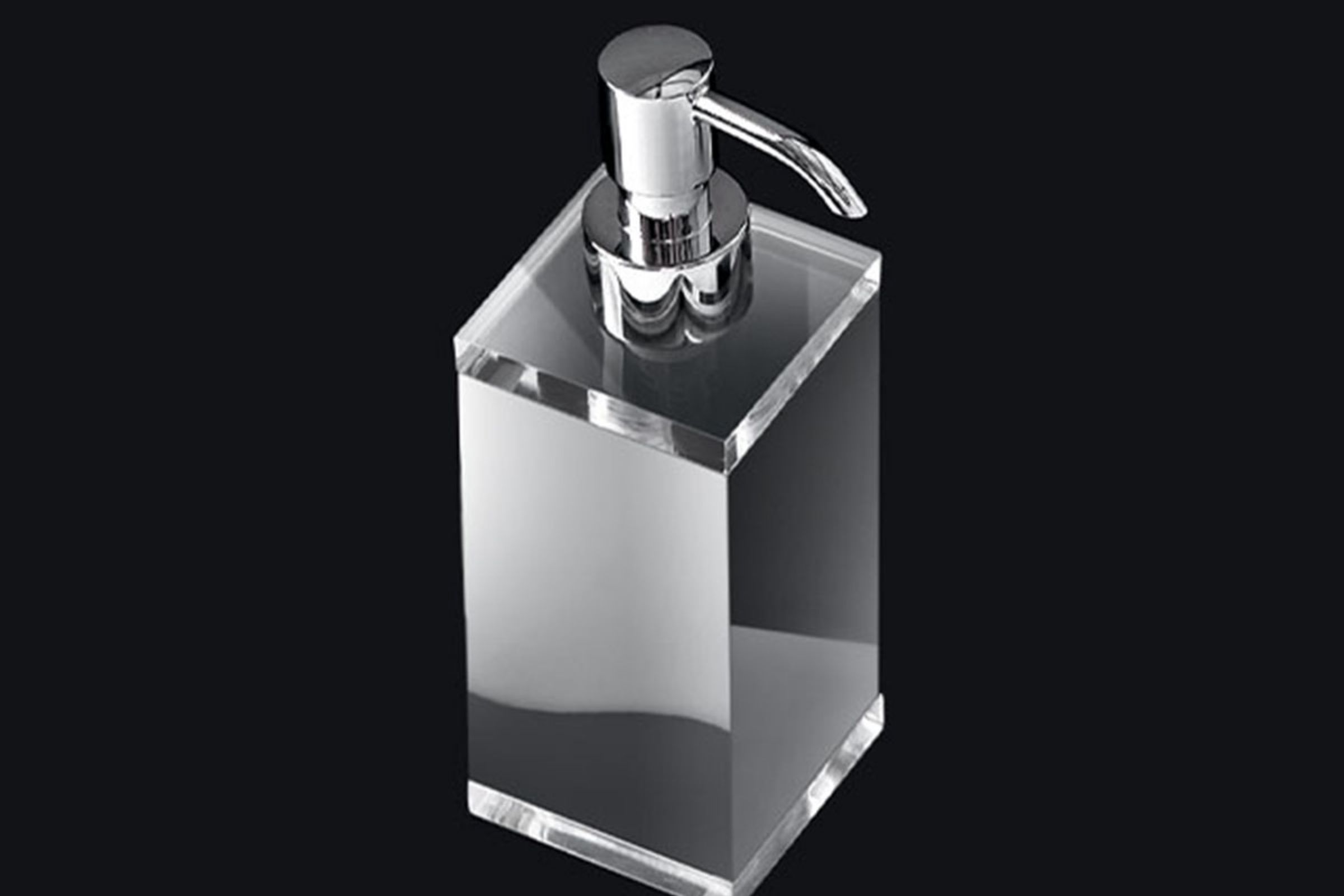 Dosatore sapone liquido da appoggio Flesso Metal