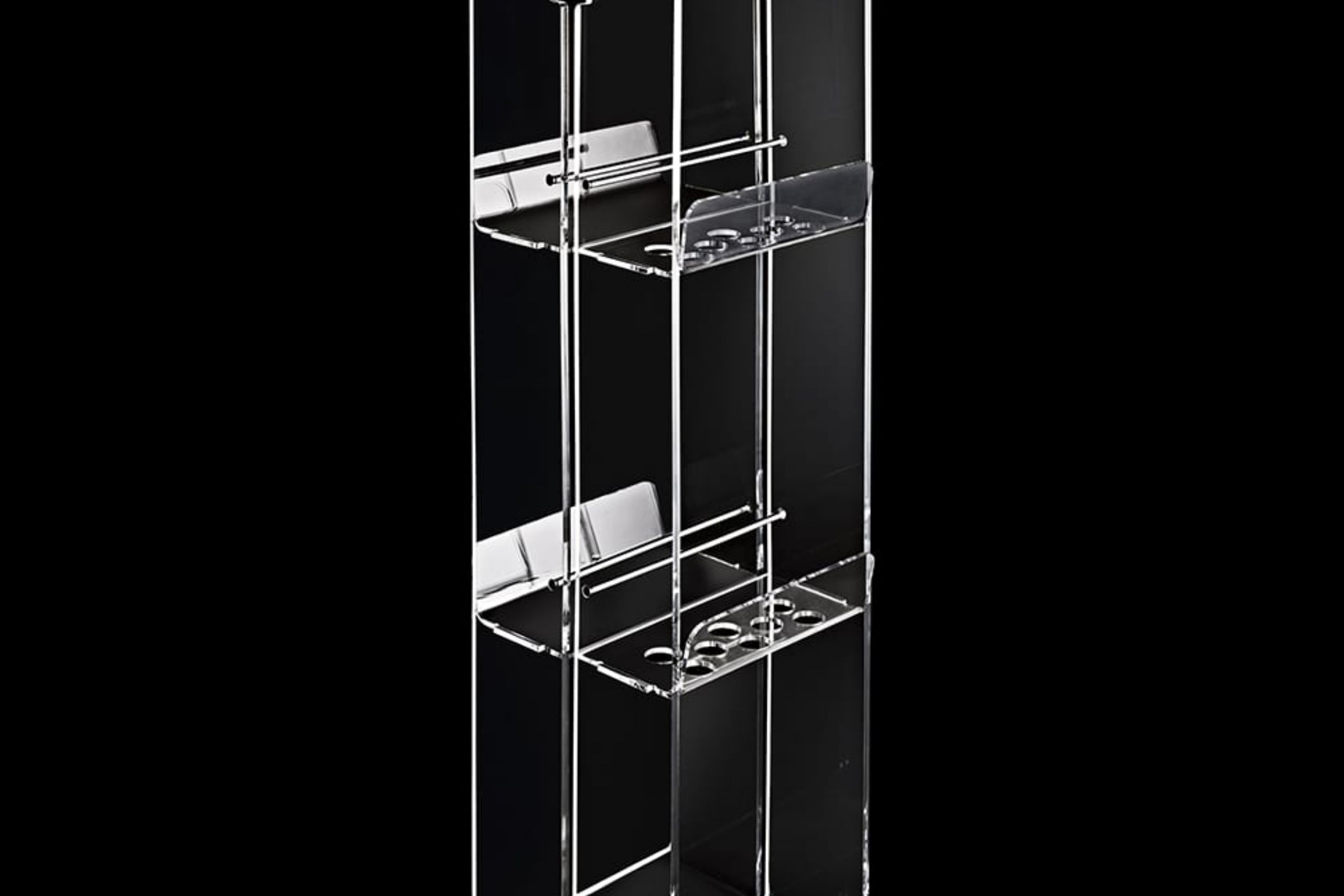 Accessori bagno Portaoggetti 3 piani box doccia