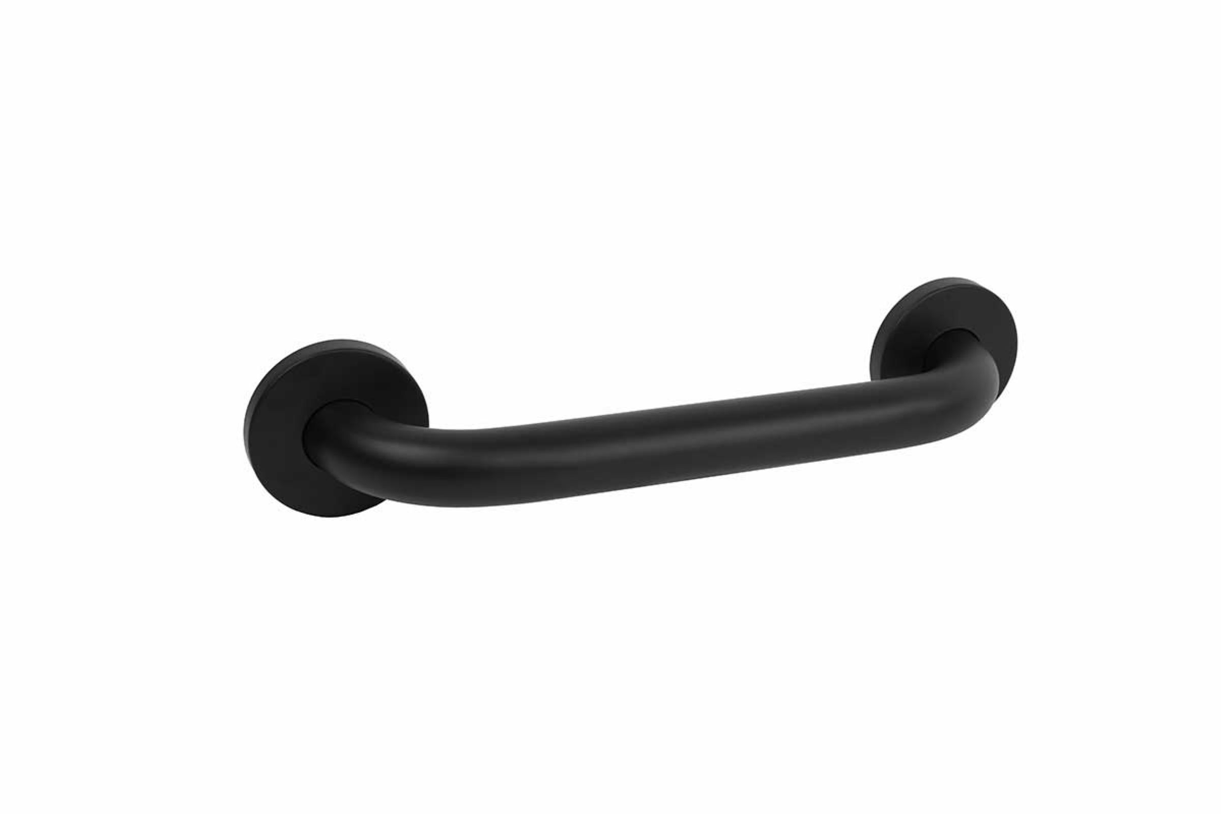 Maniglione in acciaio black disabili