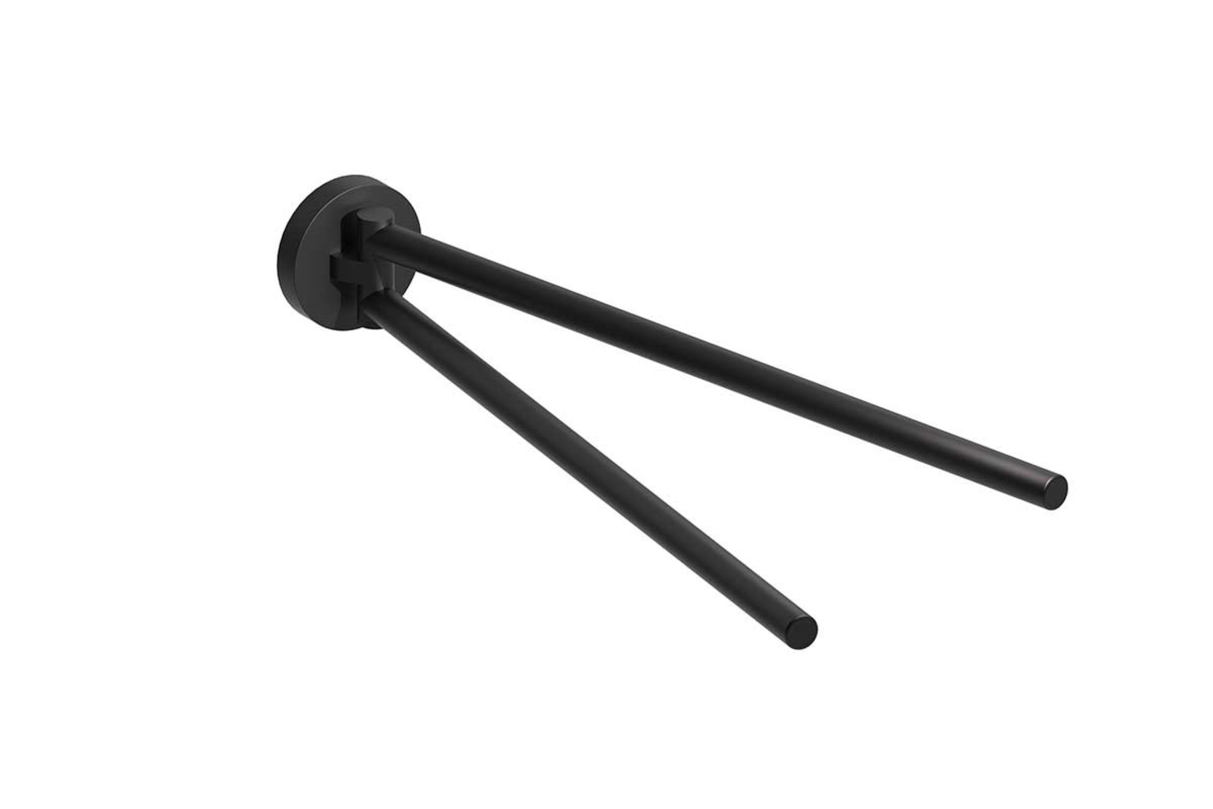 Class black porta asciugamani a snodo