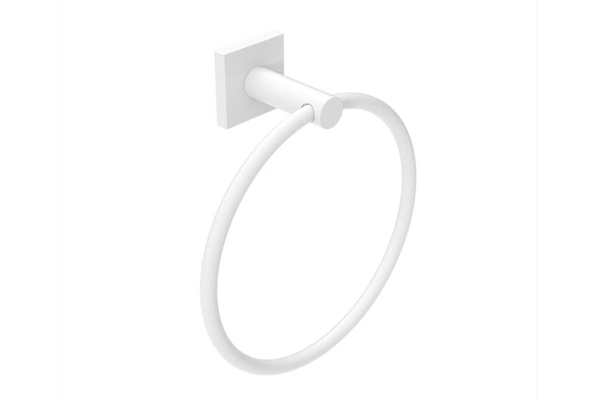 Porta asciugamani ad anello Hotel Maison white