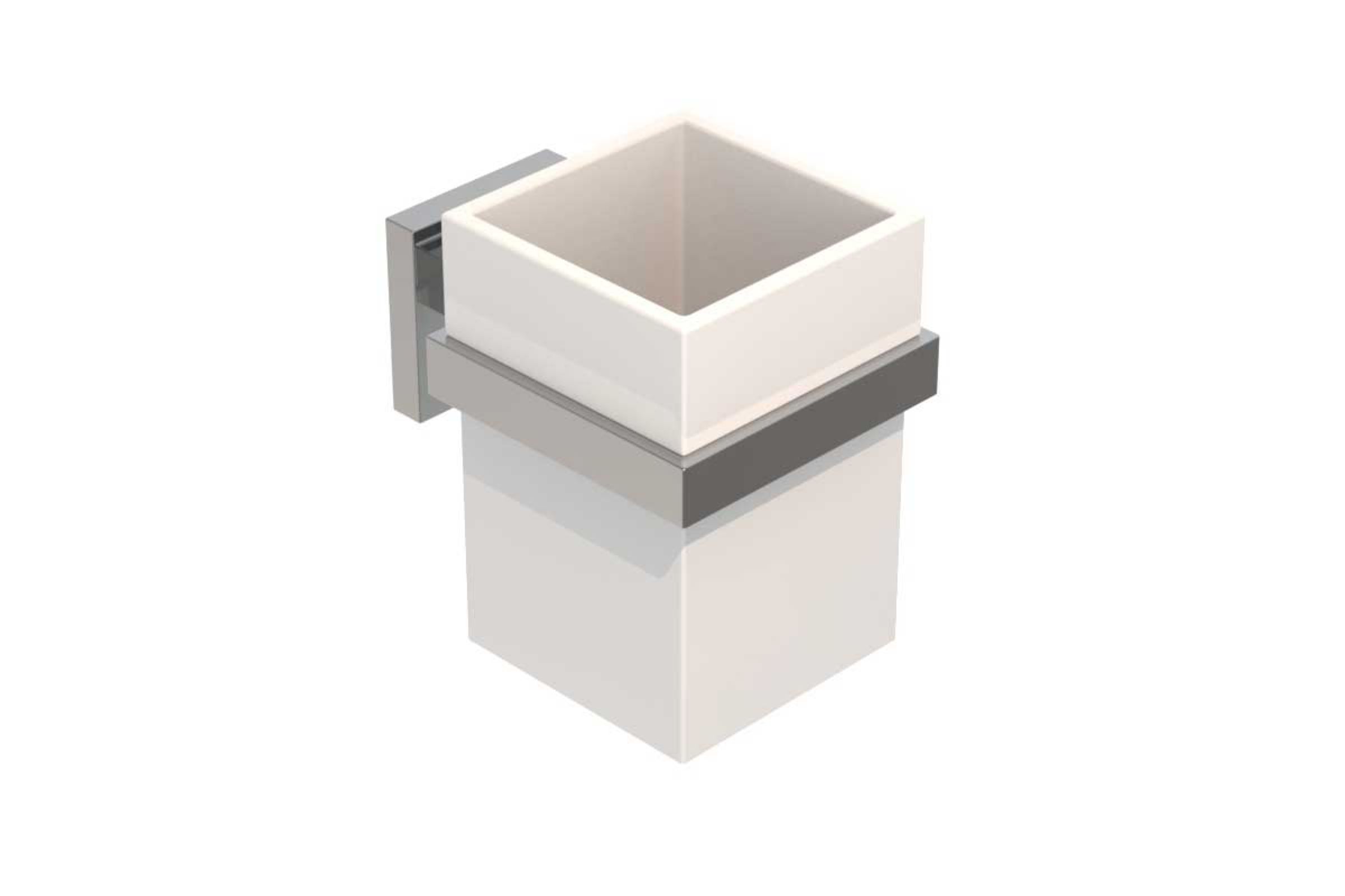 Trend cromo porta spazzolini