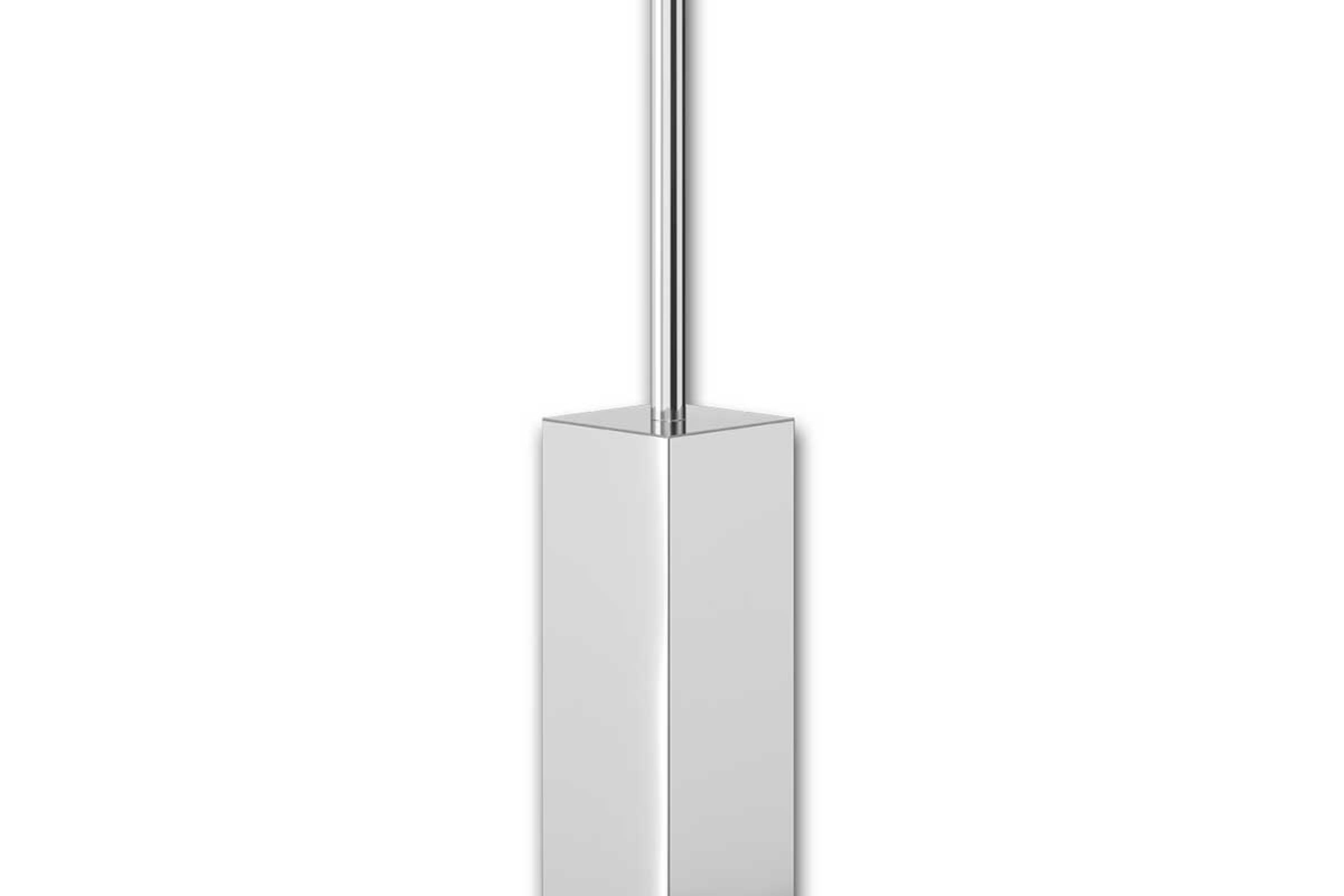 Trend cromo porta scopino da terra