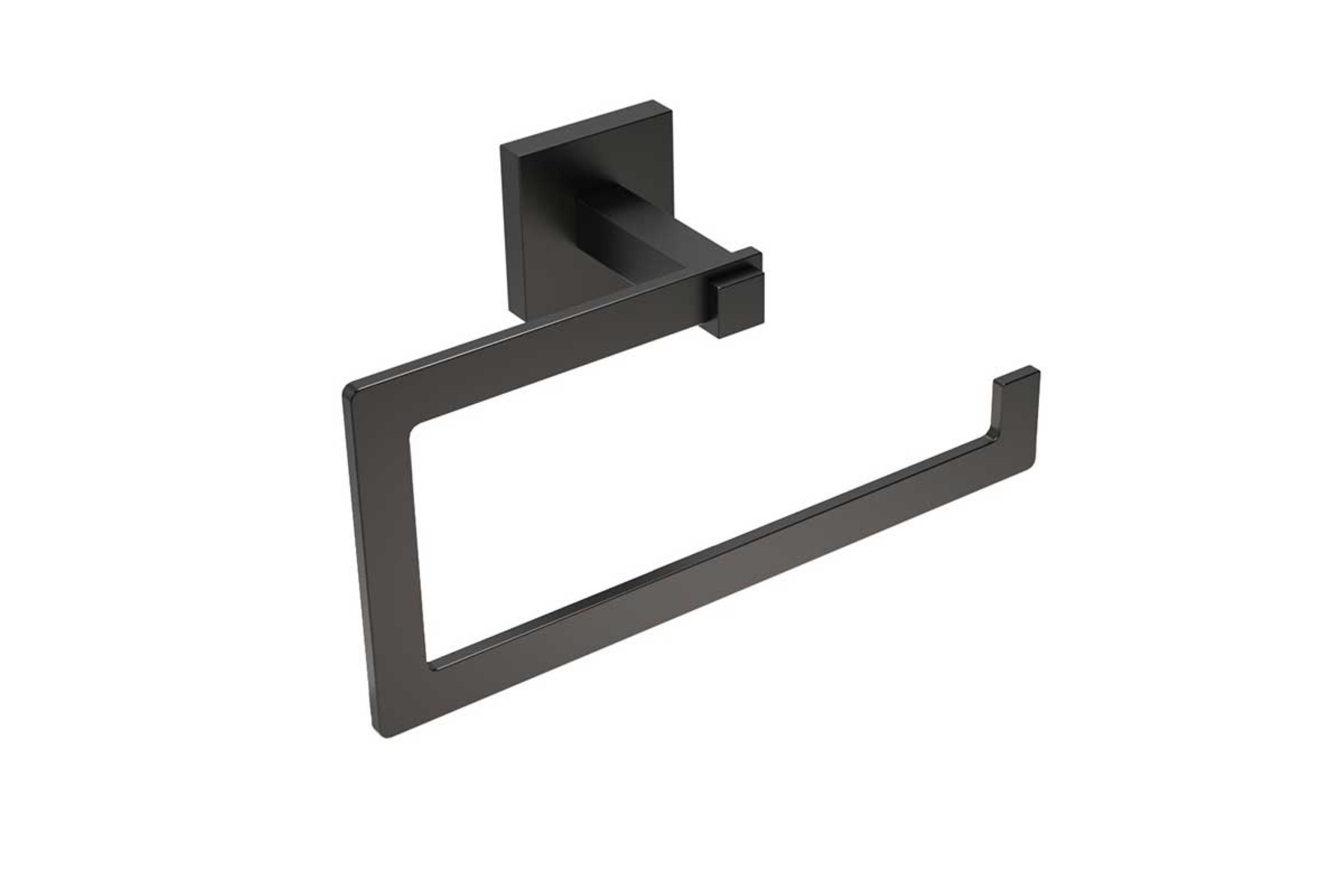 Trend black porta asciugamani ad anello