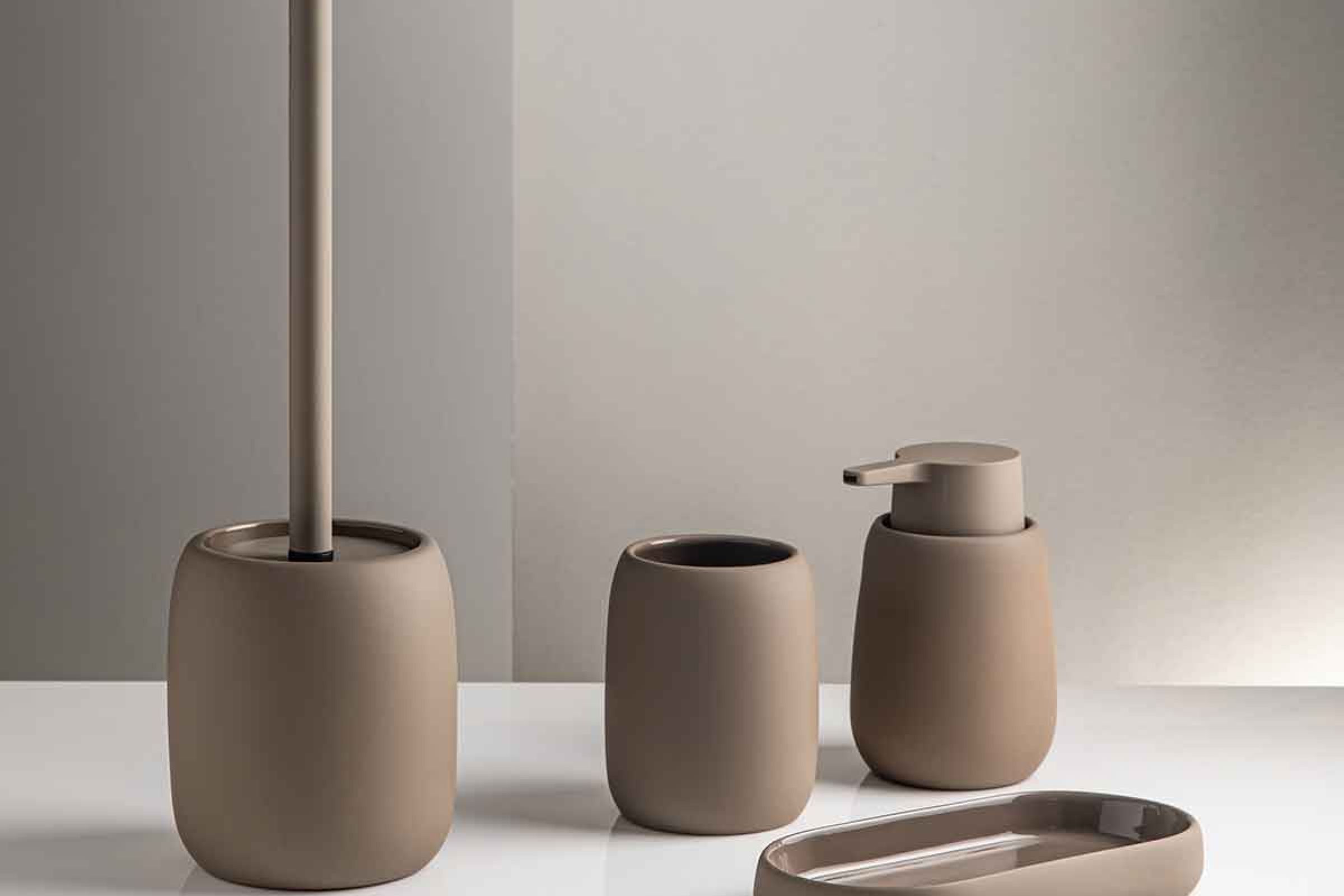 Set accessori bagno Bold tortora