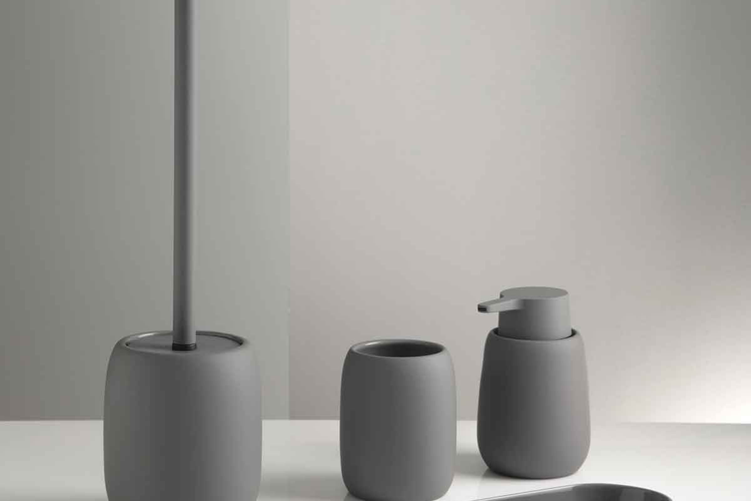 Set accessori bagno Bold grafite