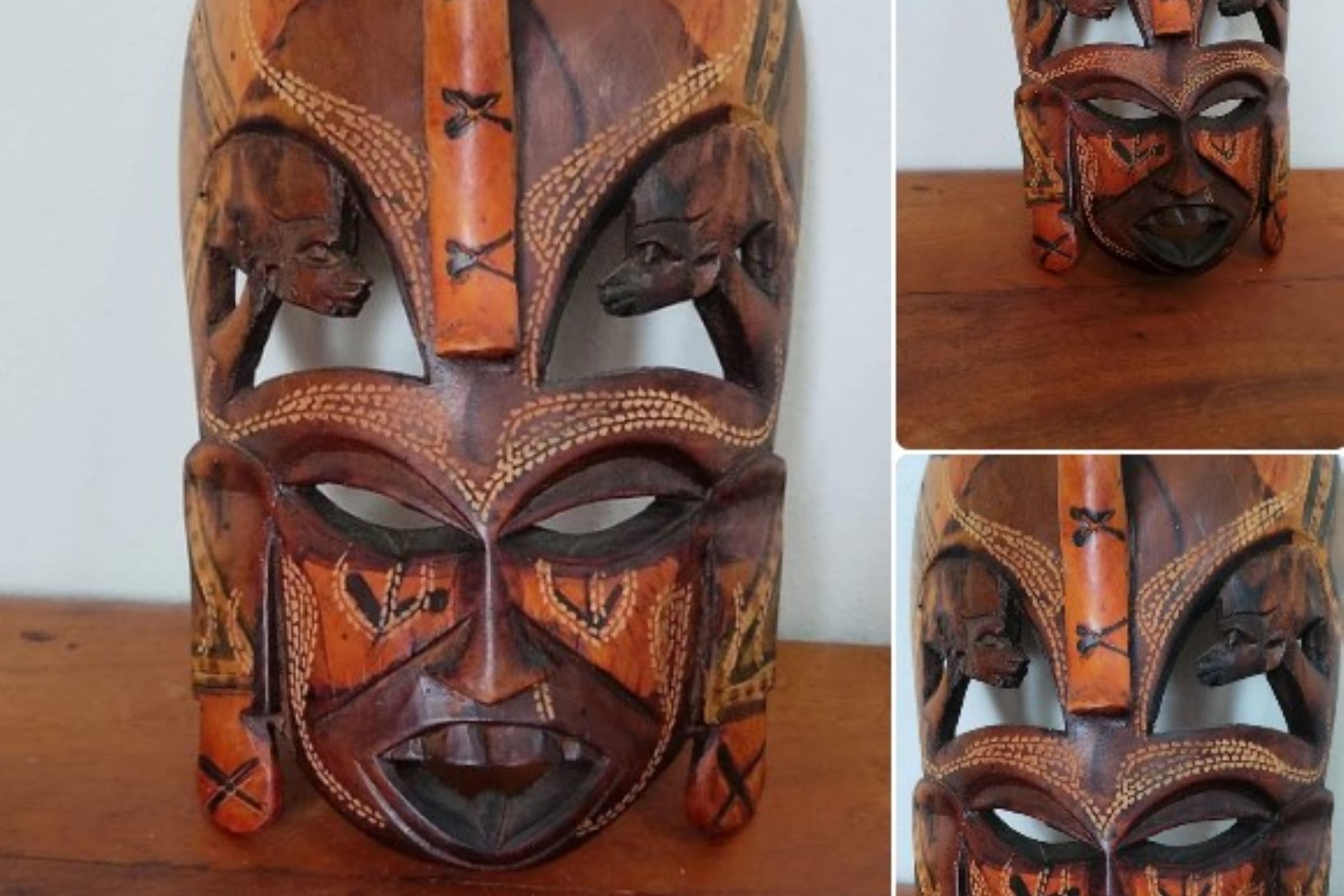 Maschera Tribale Africana Kenya 'Jambo'