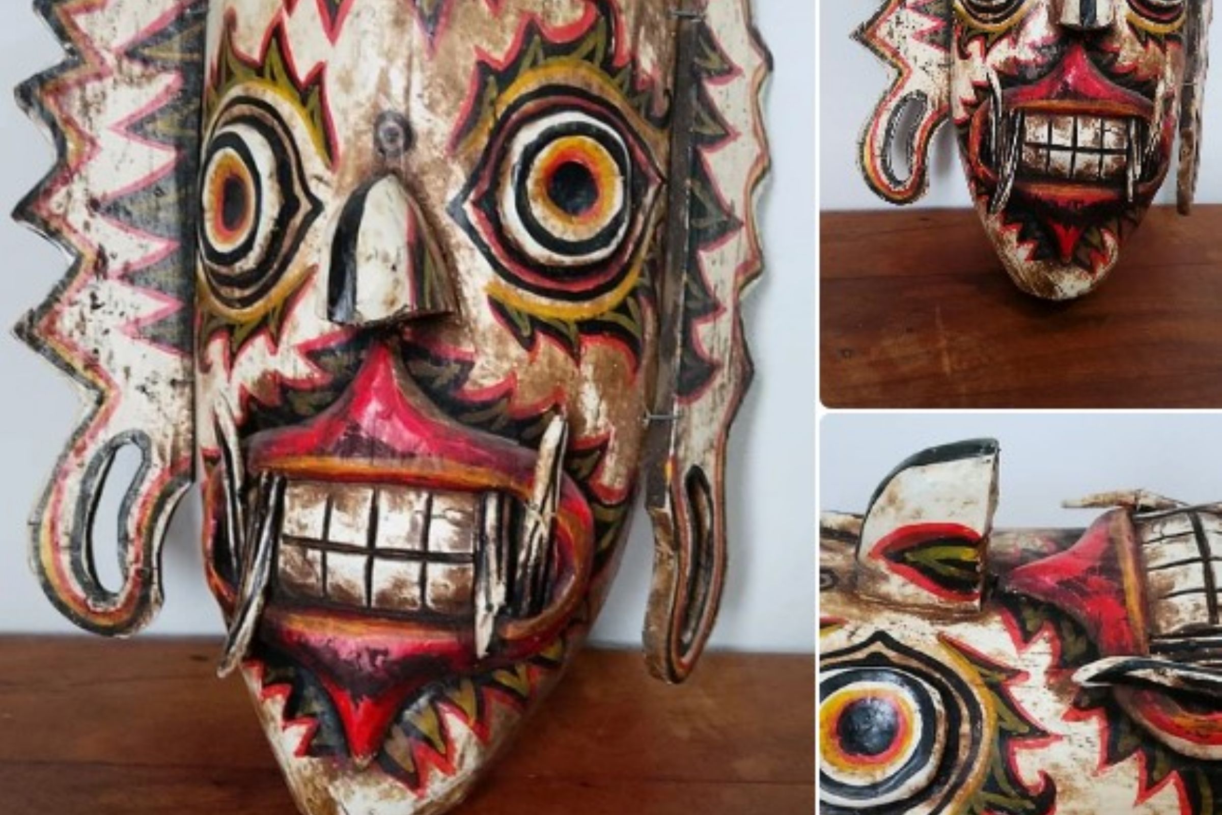Maschera Tribale Legno