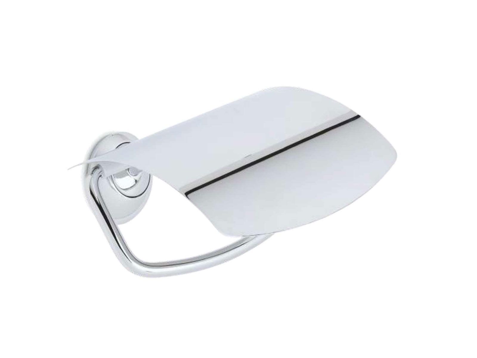 Closed toilet roll holder Stile Cromo