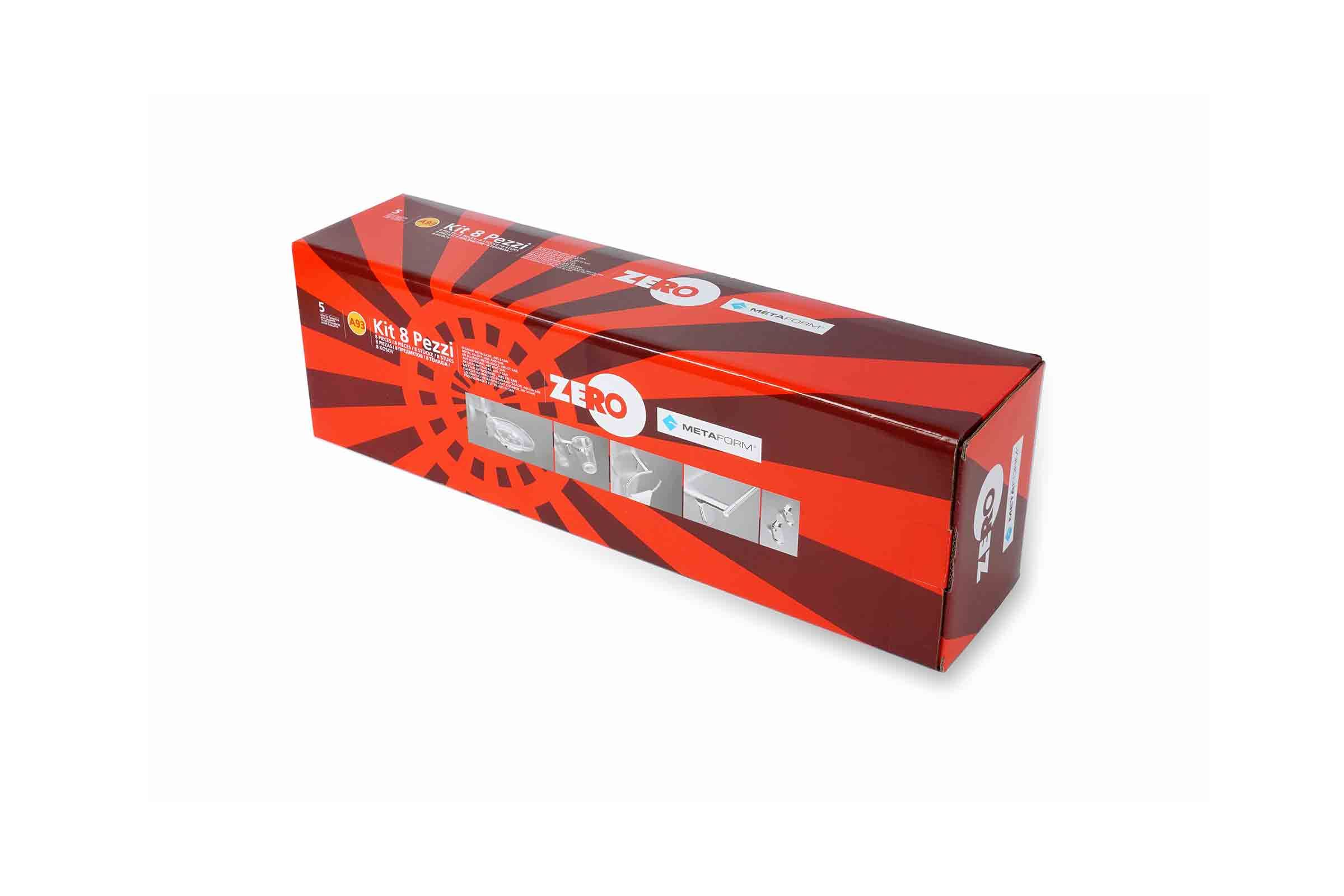 Kit accessori bagno Zero 8 pezzi