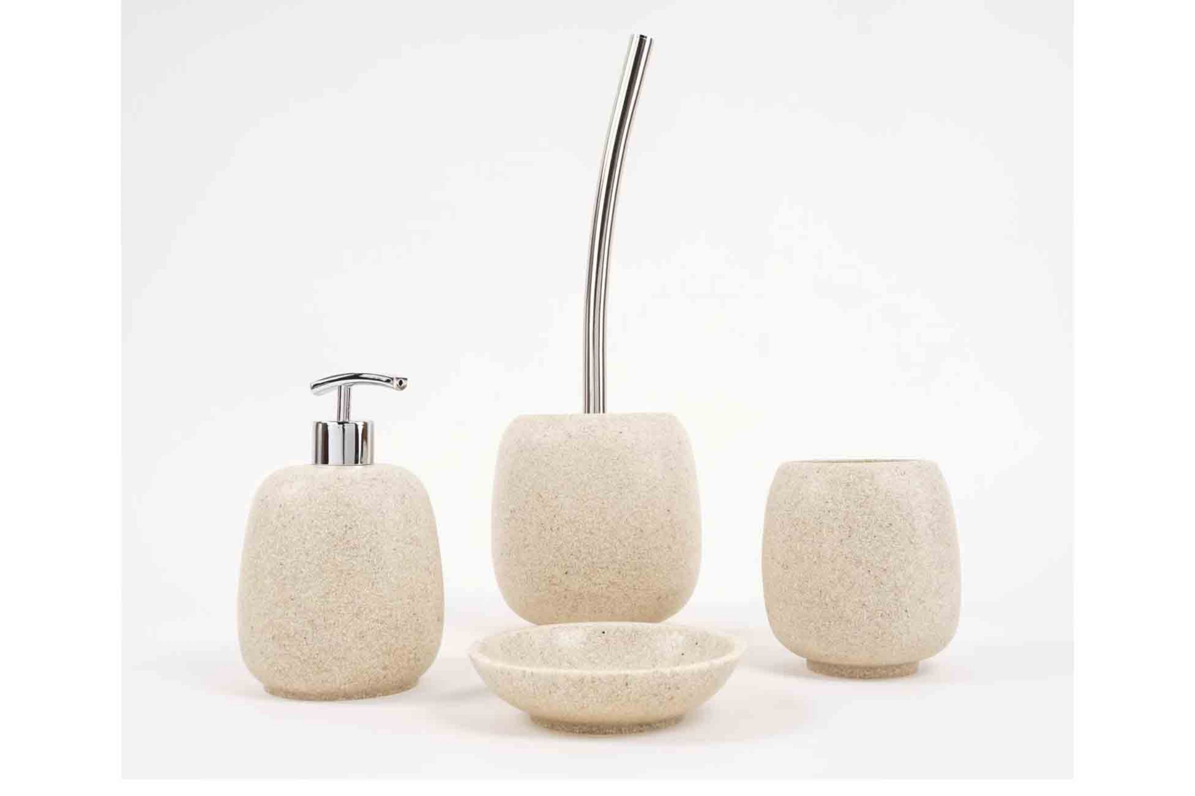 Set accessori bagno Afra Sabbia