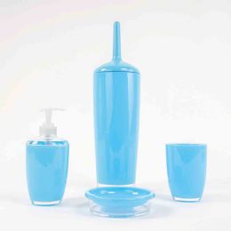 Set accessori bagno Juice Azzurro