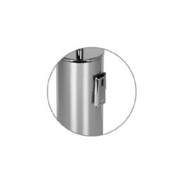 floor standing toilet brush holder in metal cm. 8x8x36 EBE